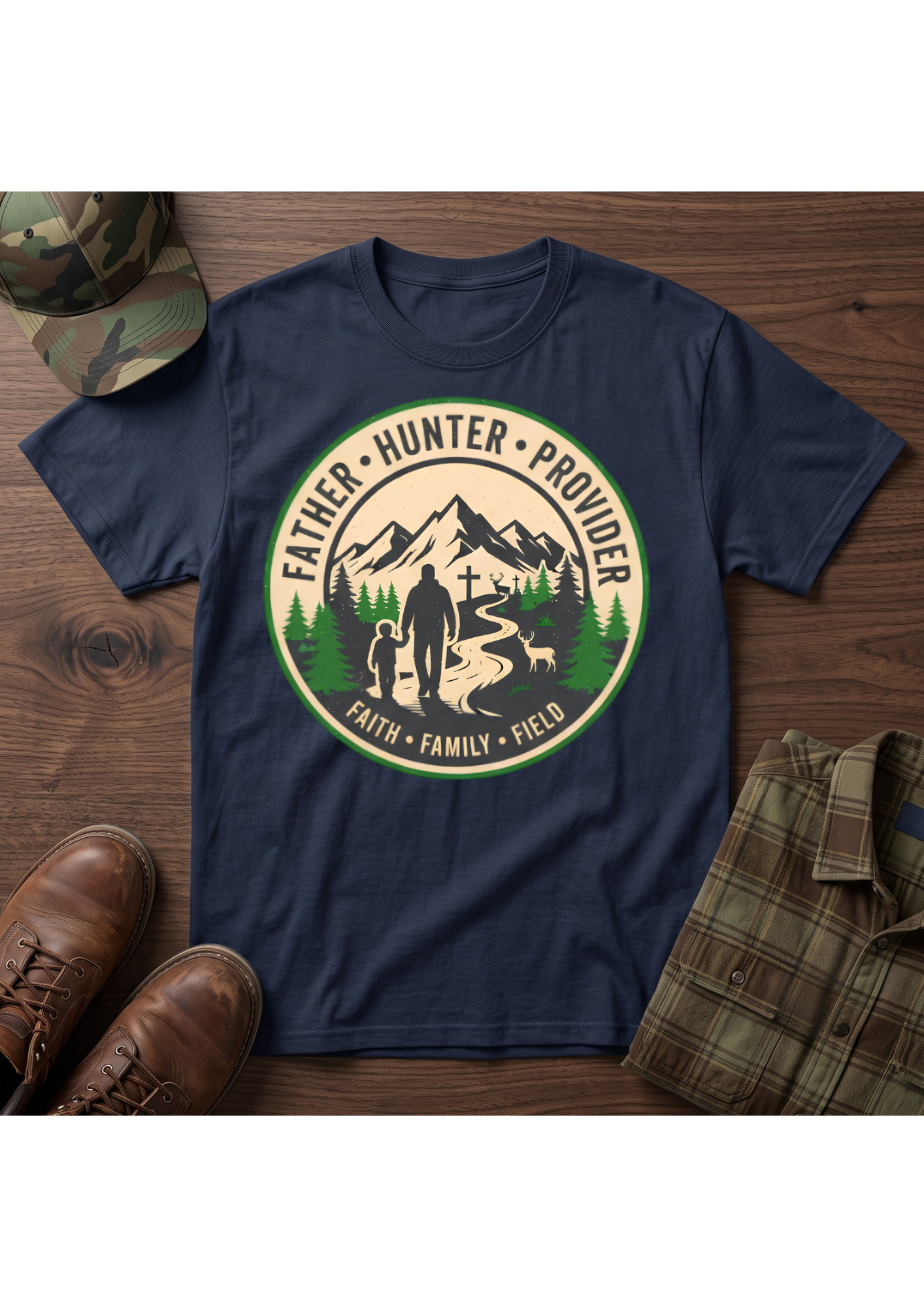 Father Hunter Provider T-Shirt