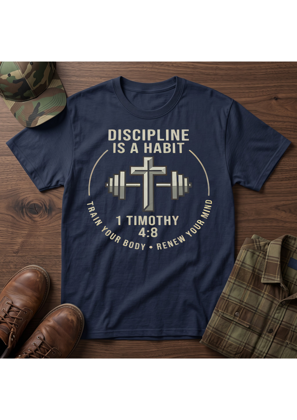 Faith Fitness Discipline T-Shirt