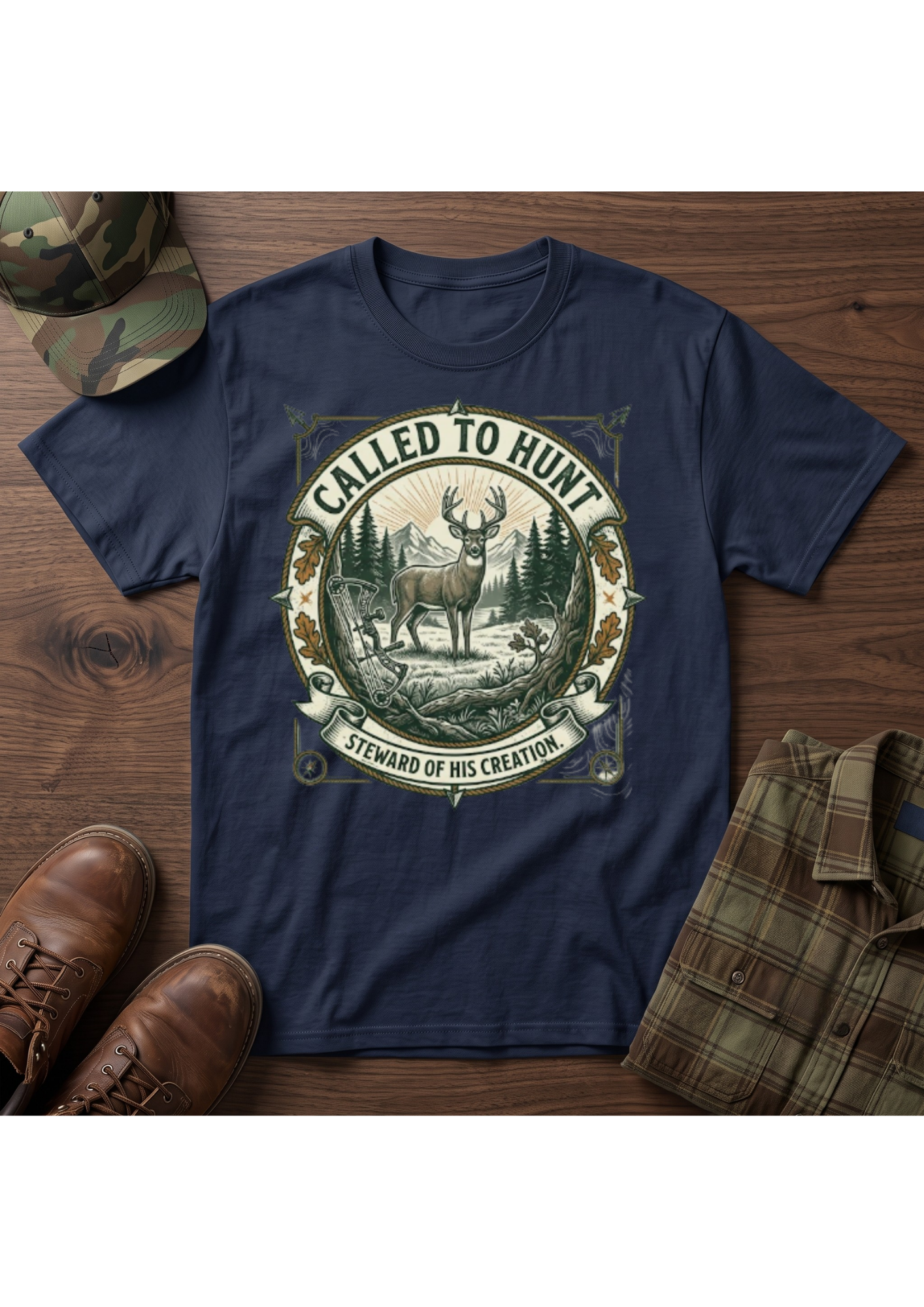 Called to Hunt Portrait T-Shirt