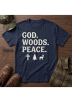 God, Woods, Peace T-Shirt