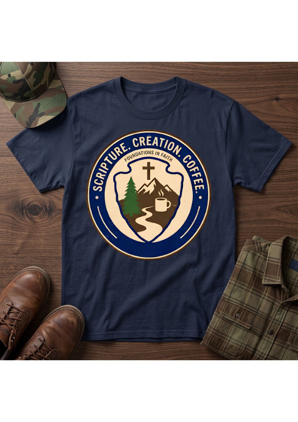 Scripture Creation Coffee T-Shirt