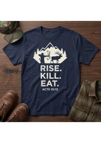 Rise. Kill. Eat. Stacked T-Shirt