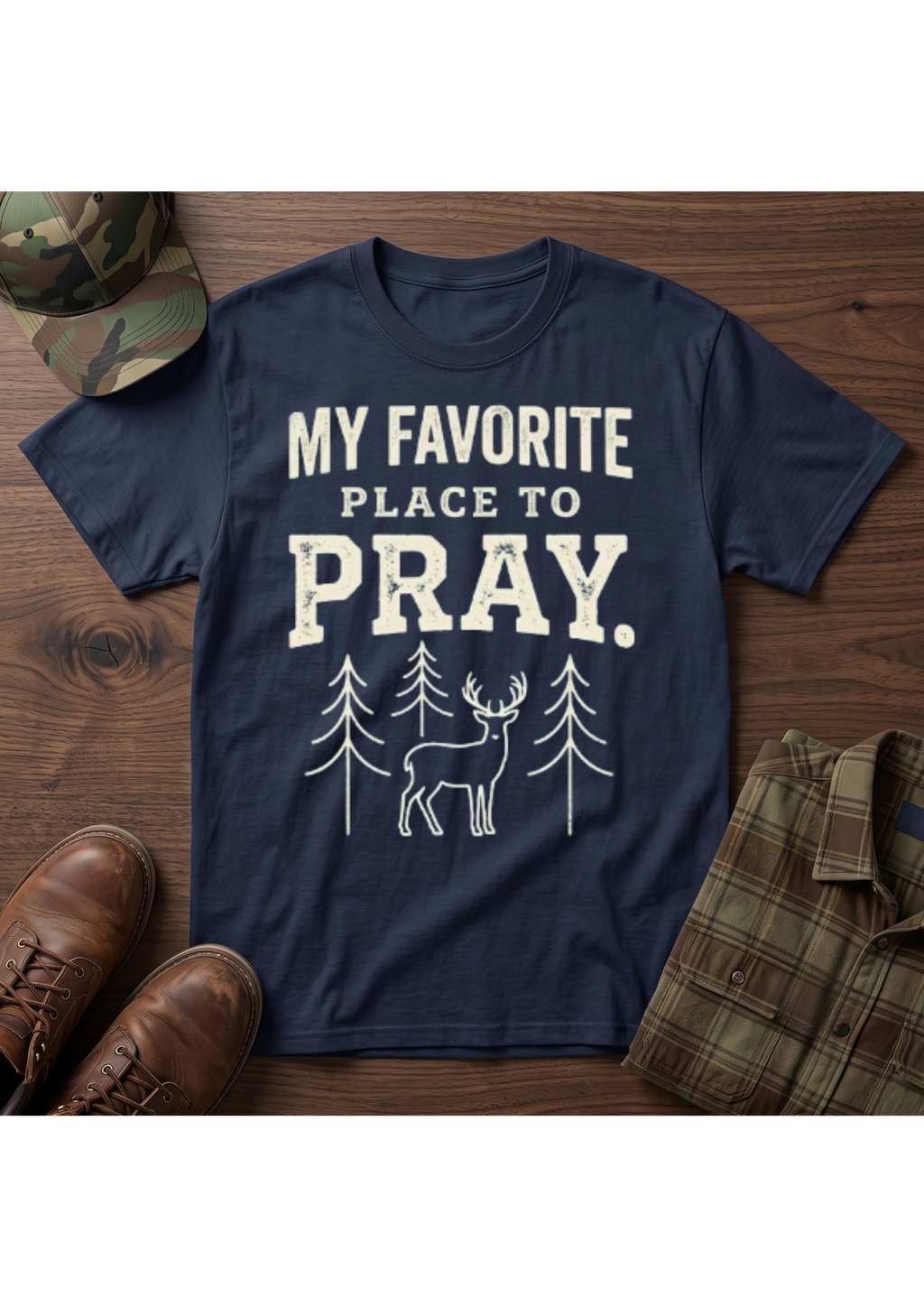 My Favorite Place to Pray T-Shirt