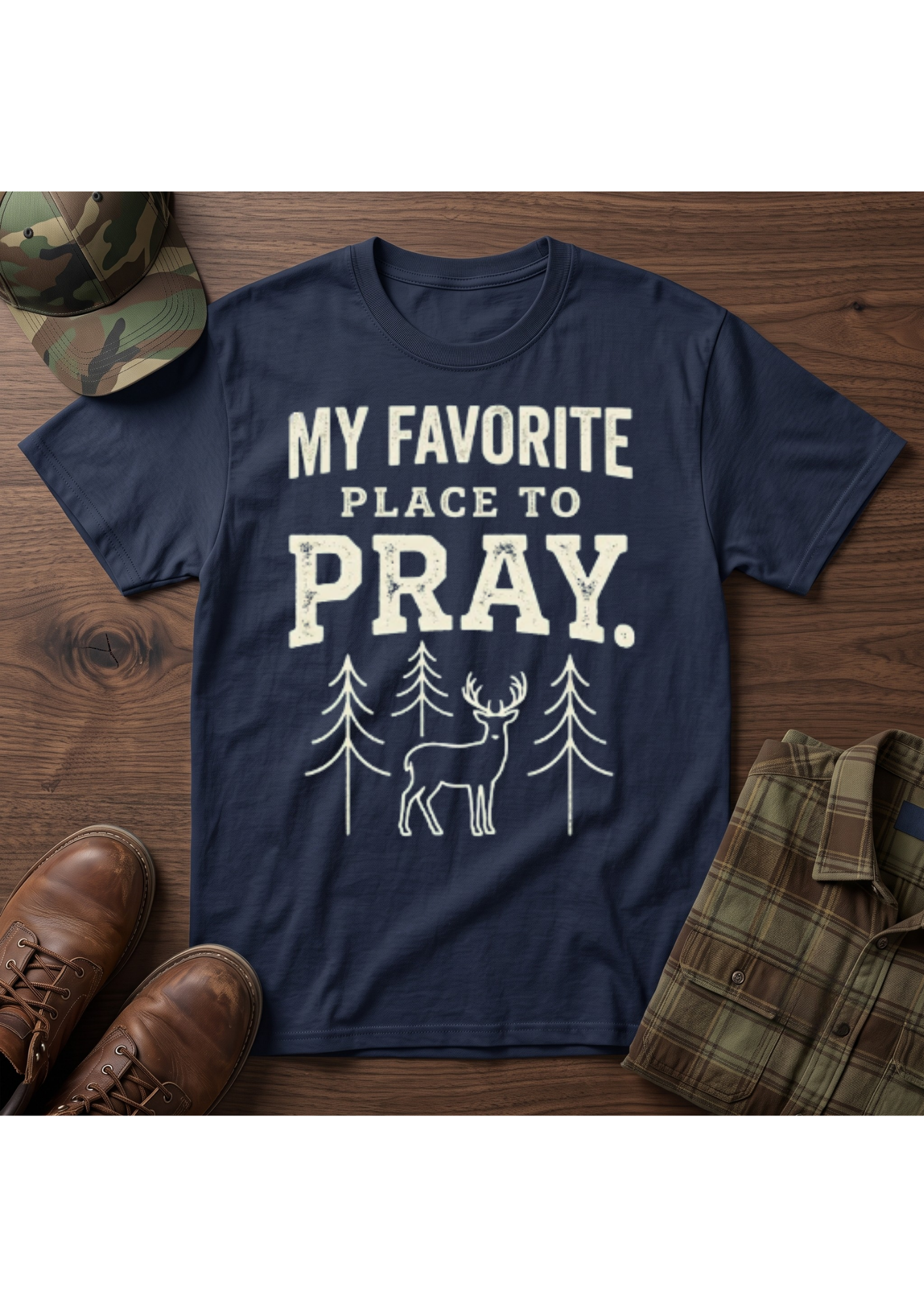 My Favorite Place to Pray T-Shirt