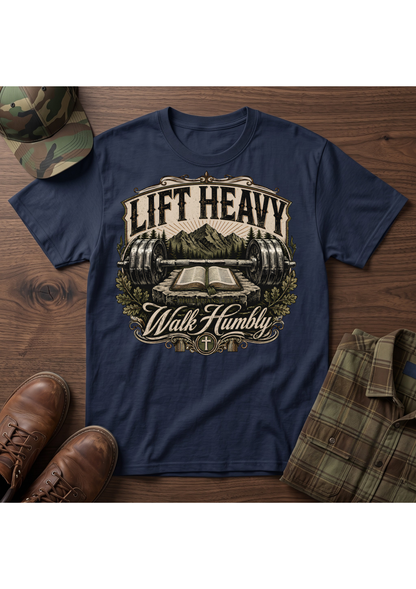 Lift Heavy Walk Humbly T-Shirt