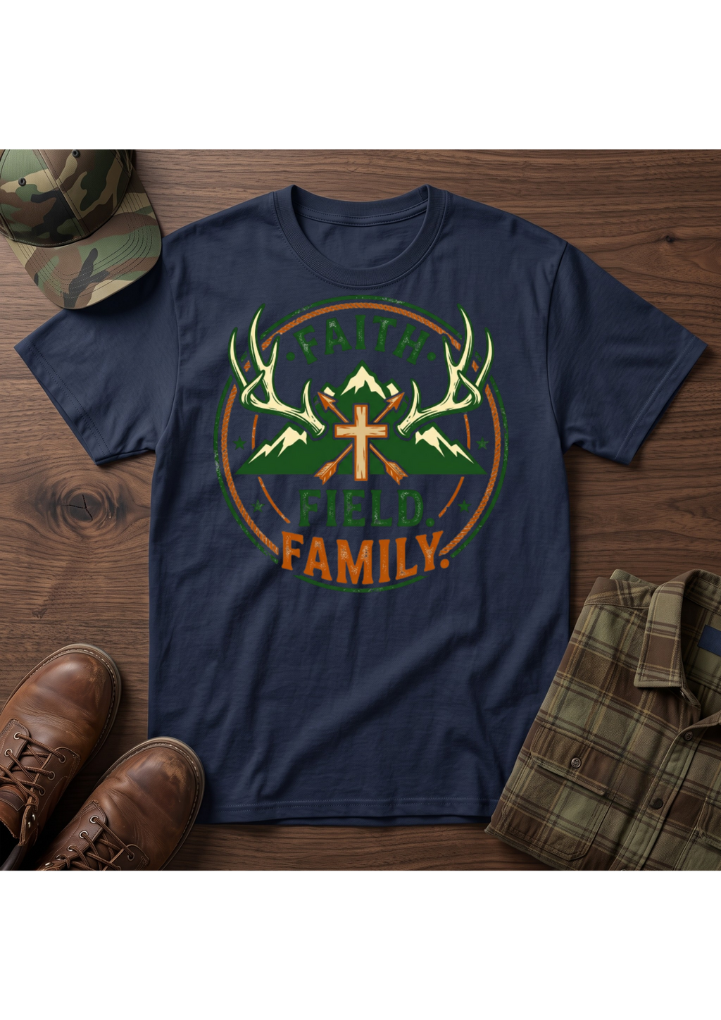 Faith, Field, Family T-Shirt