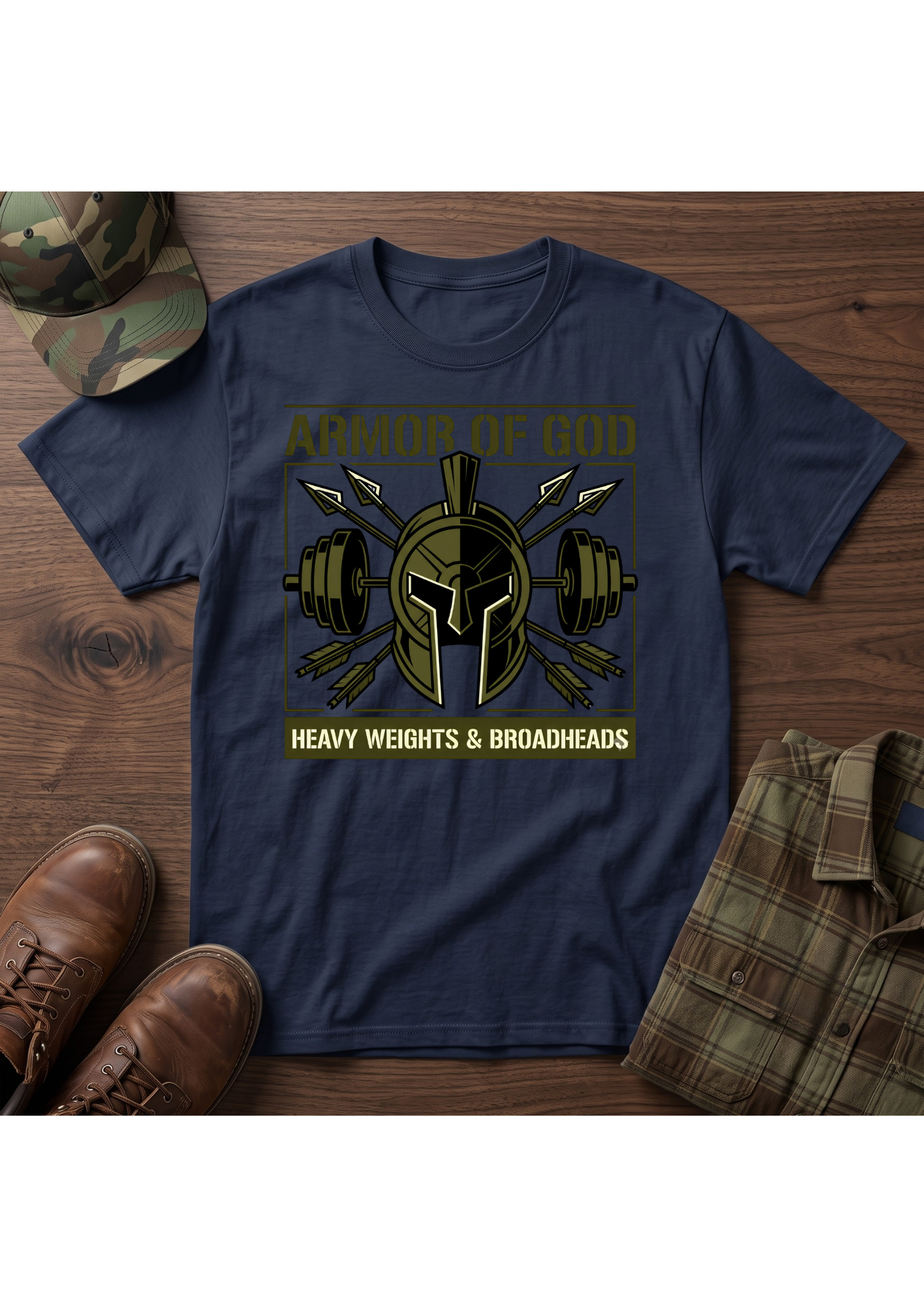 Armor of God, Heavy Weights, and Broadheads T-Shirt