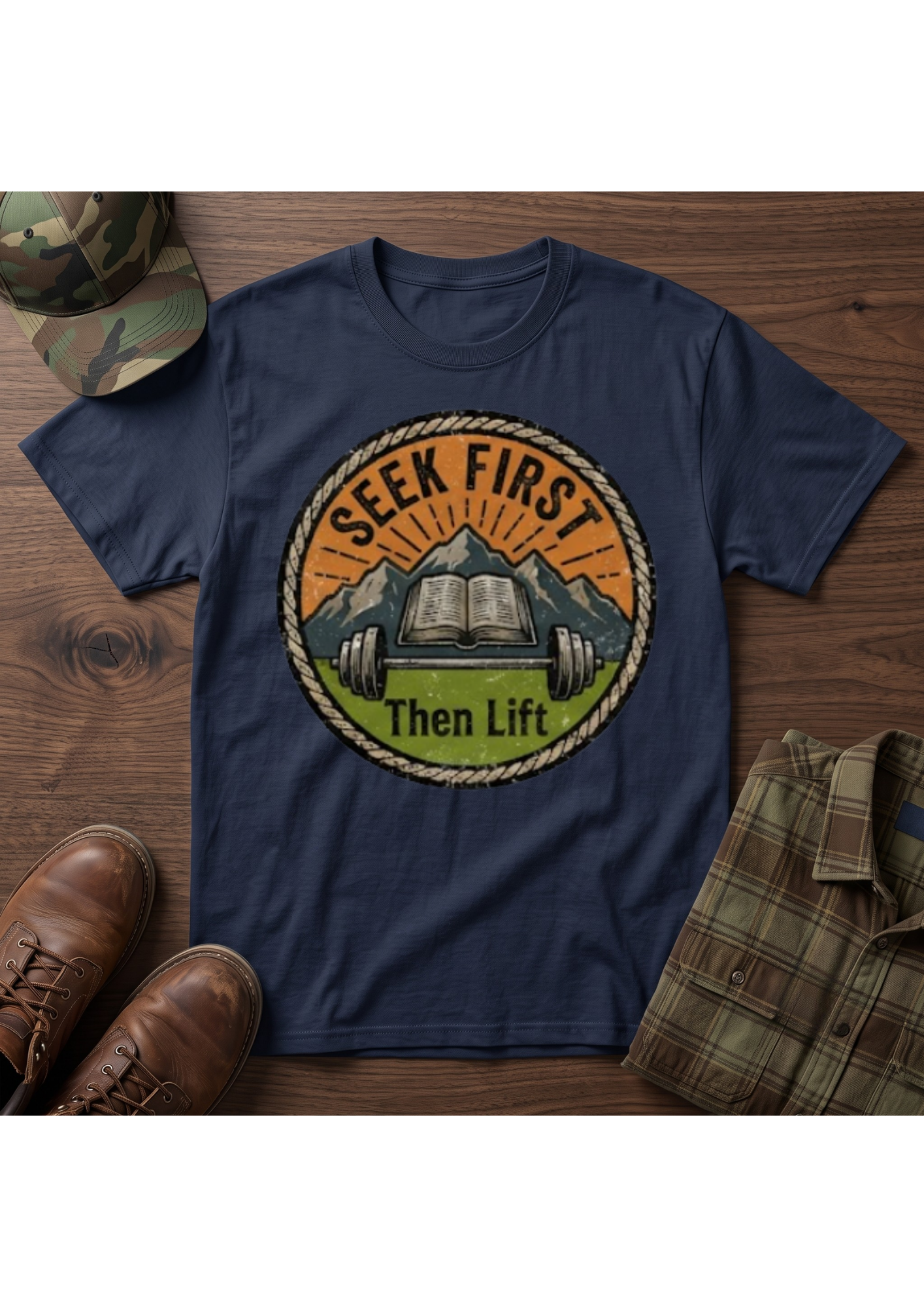 Seek First, Then Lift T-Shirt