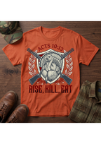 Rise, Kill, Eat Turkey and Shotguns T-Shirt