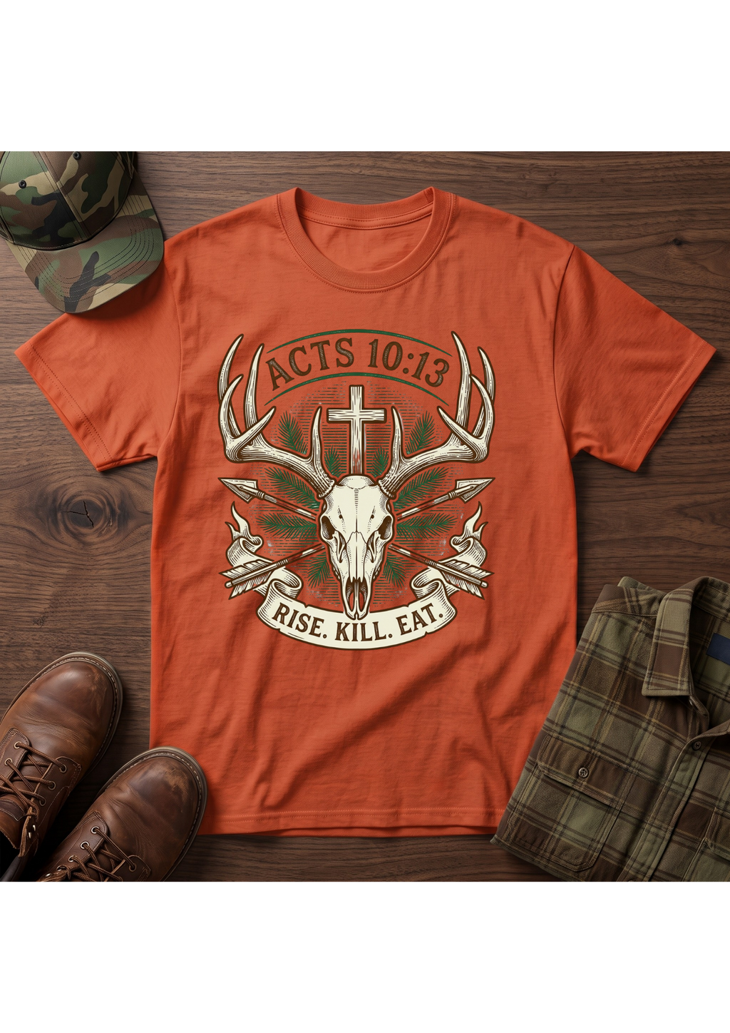 Rise, Kill, Eat Deadhead T-Shirt
