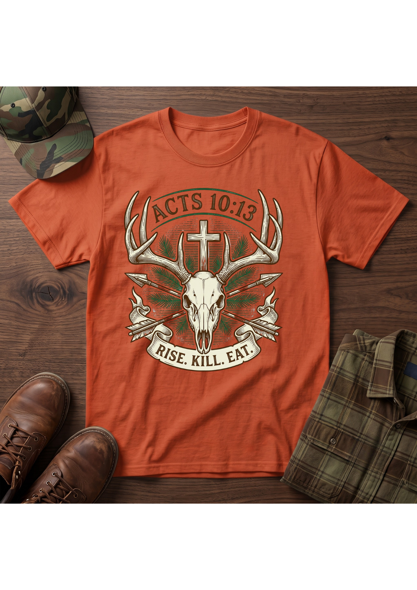 Rise, Kill, Eat Deadhead T-Shirt