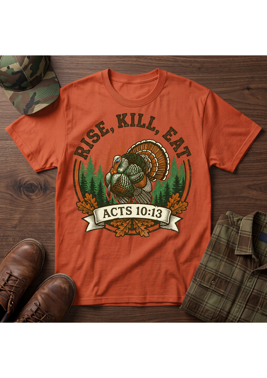 Rise, Kill, Eat Turkey T-Shirt