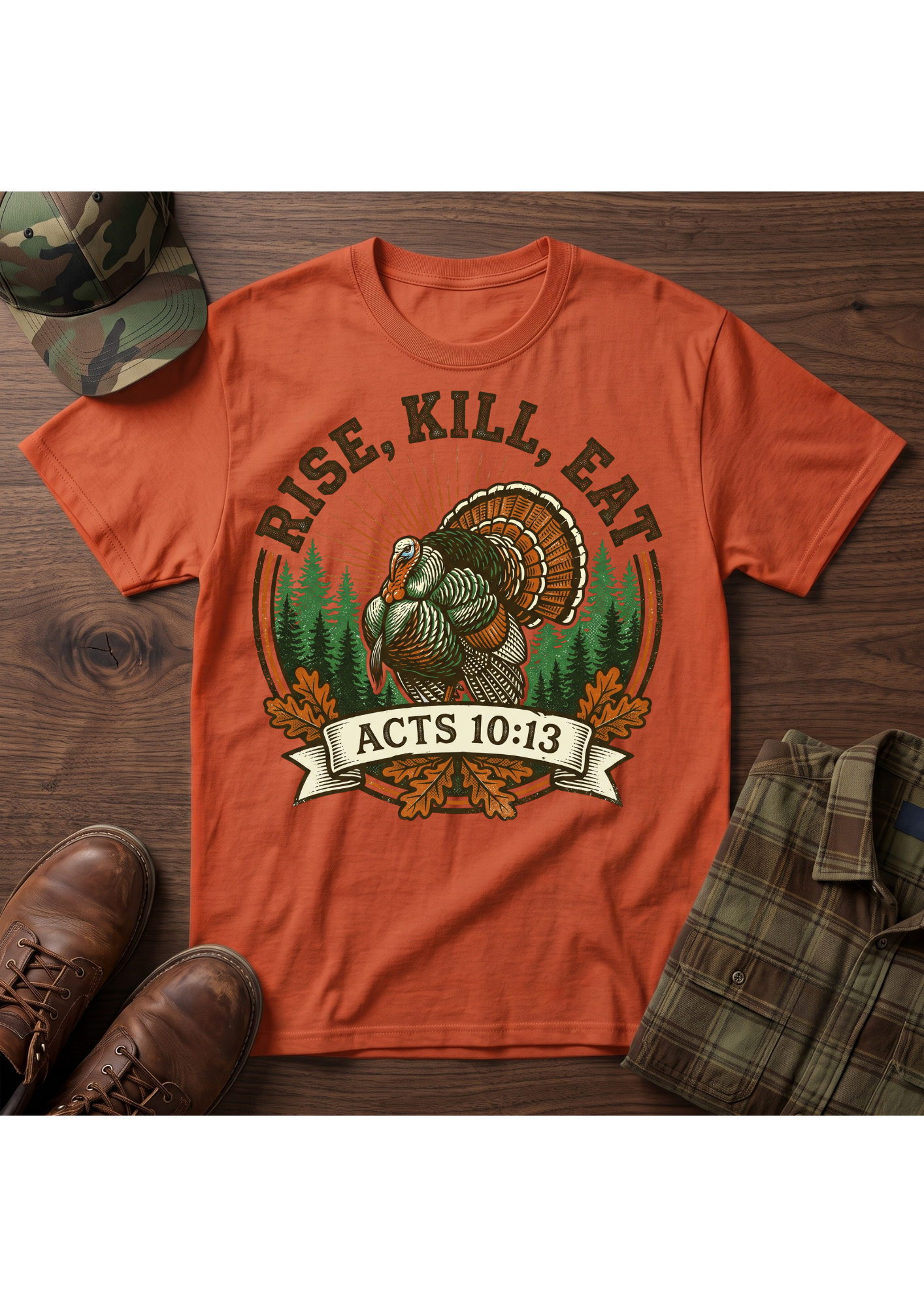Rise, Kill, Eat Turkey T-Shirt