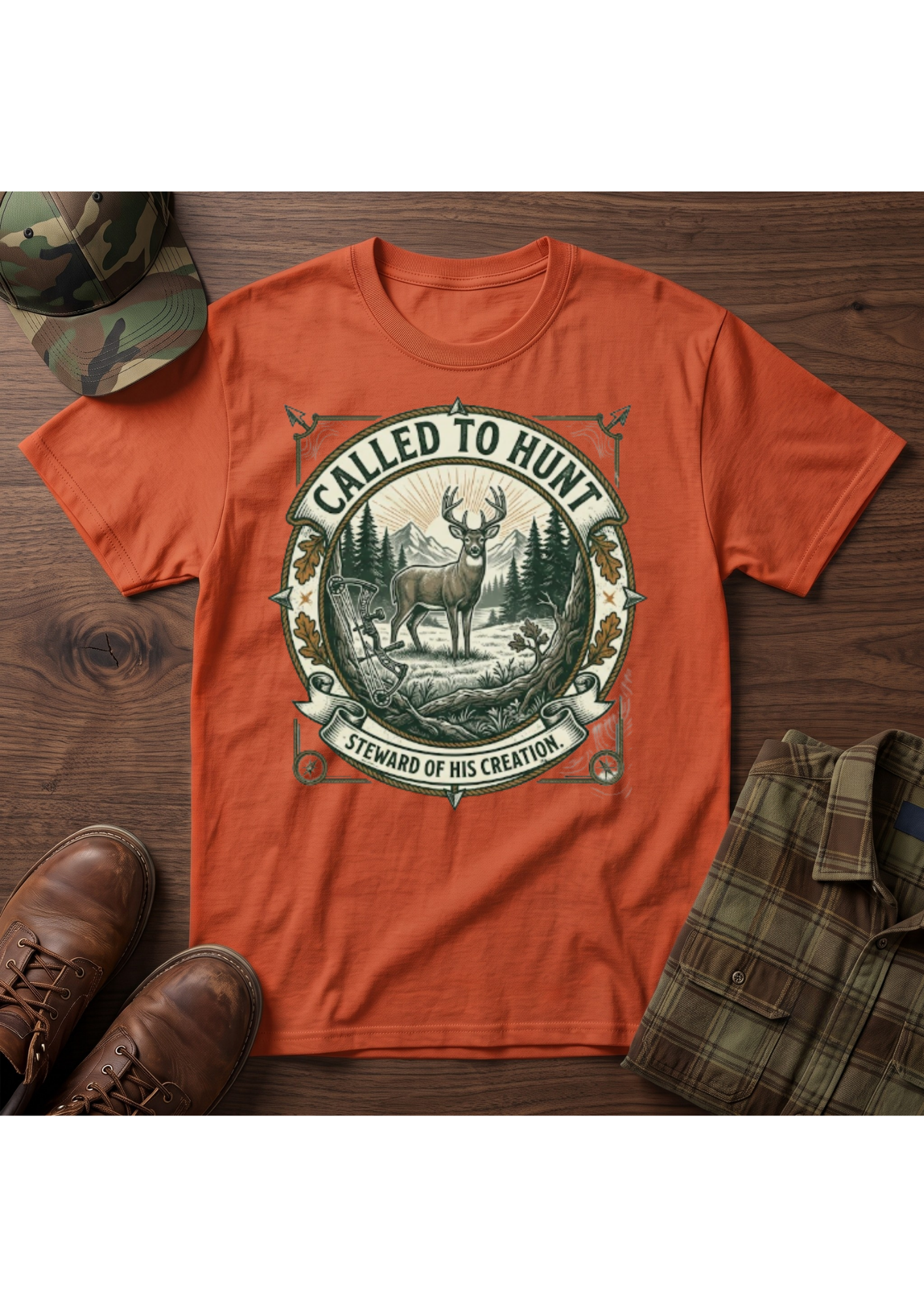 Called to Hunt Portrait T-Shirt