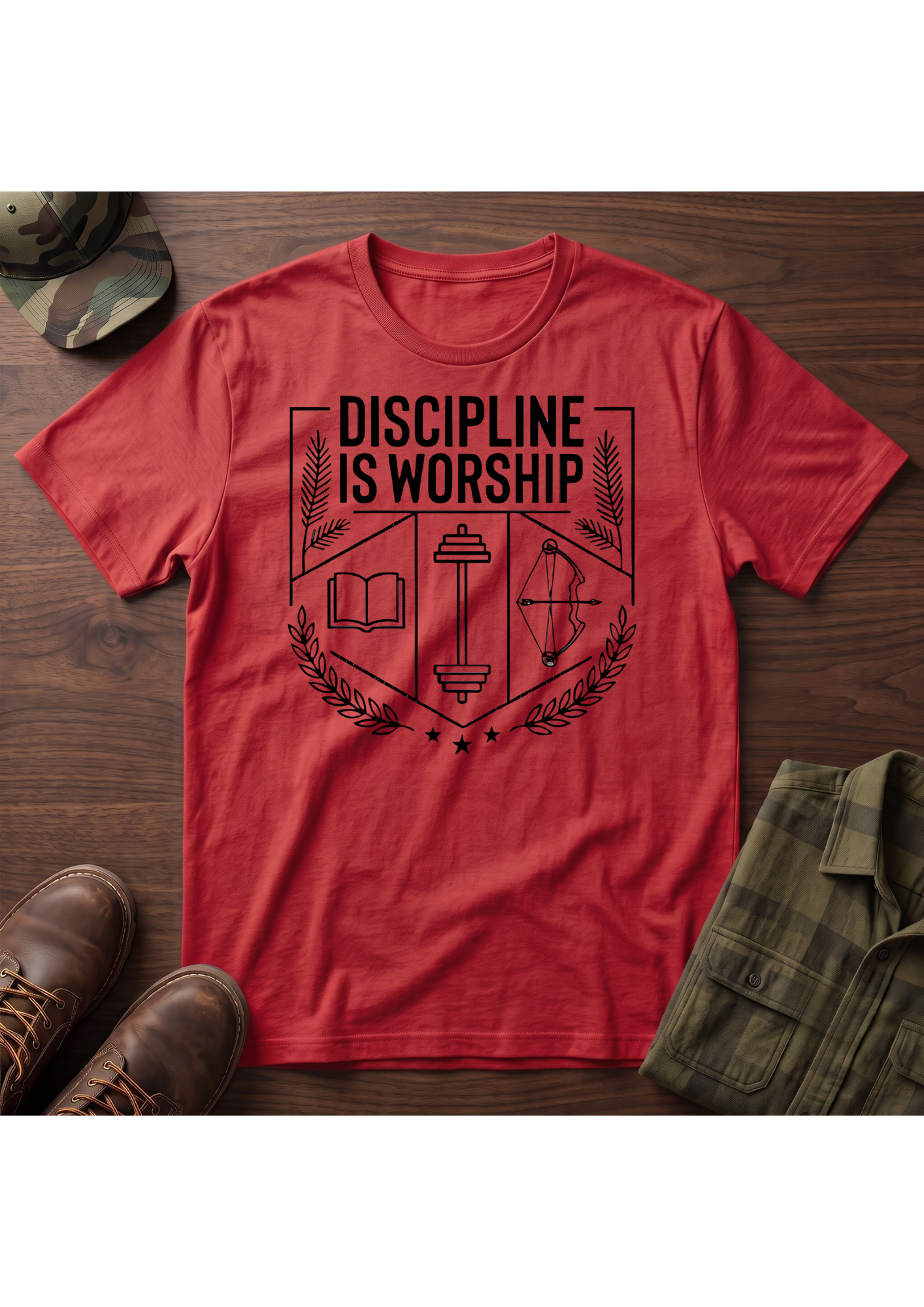 Discipline is Worship Minimalist T-Shirt