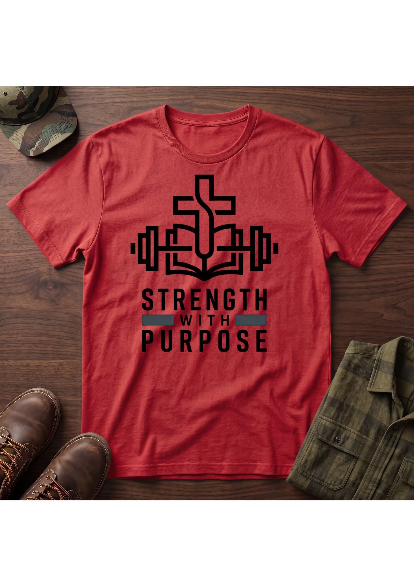 Strength with Purpose Minimalist T-Shirt