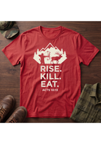 Rise. Kill. Eat. Stacked T-Shirt