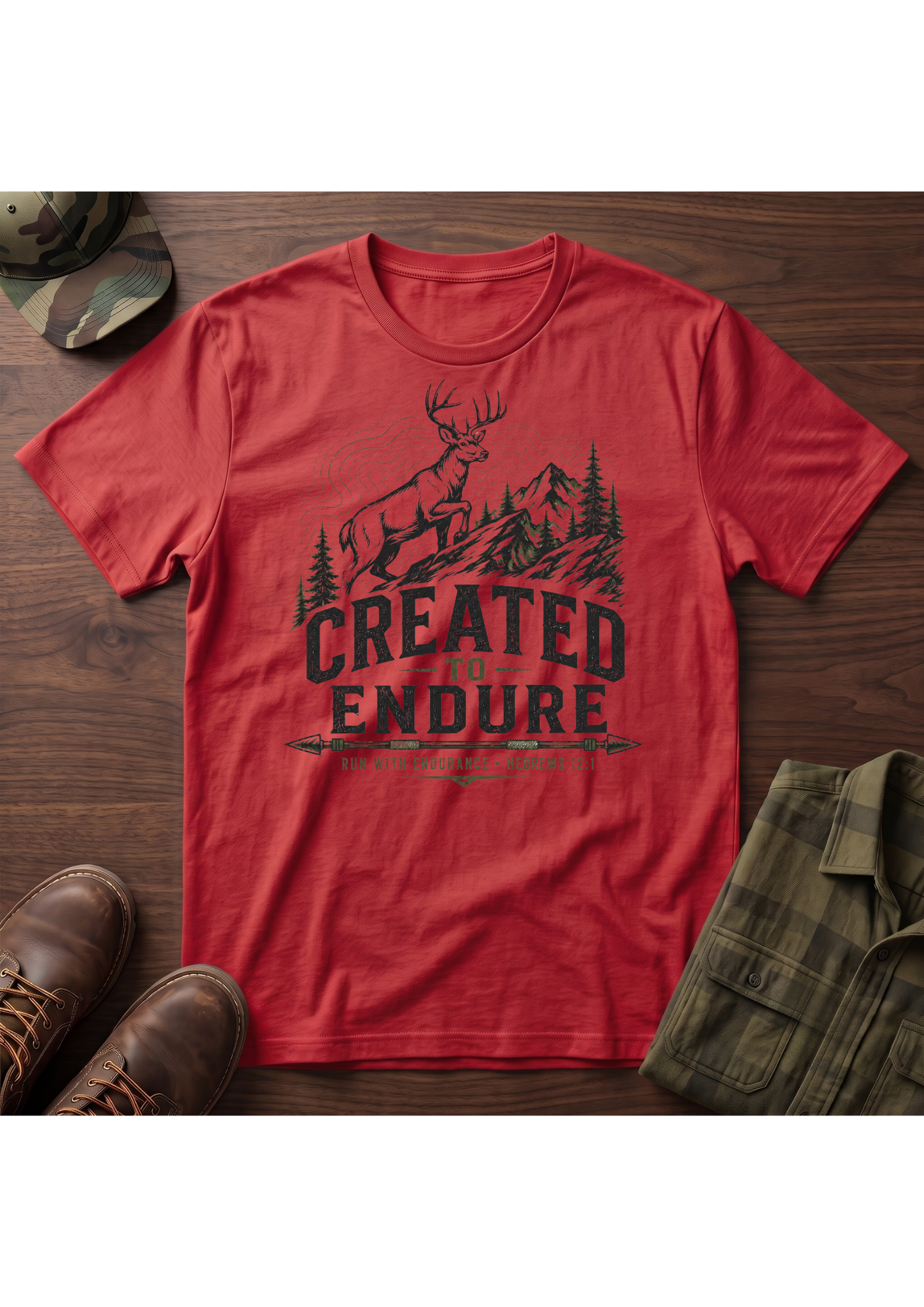 CREATED TO ENDURE 2 T-SHIRT