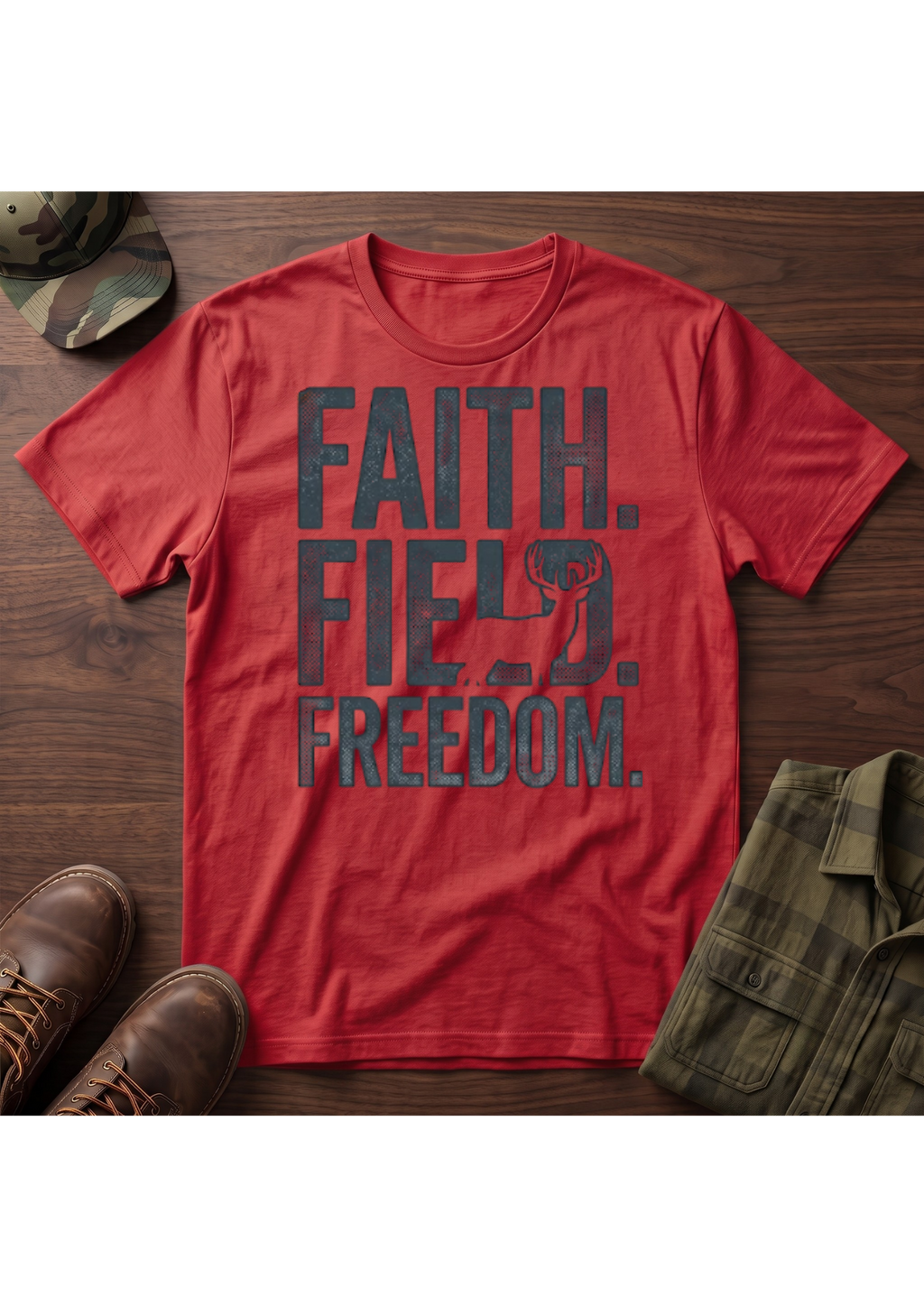 Faith, Field, Freedom T-Shirt