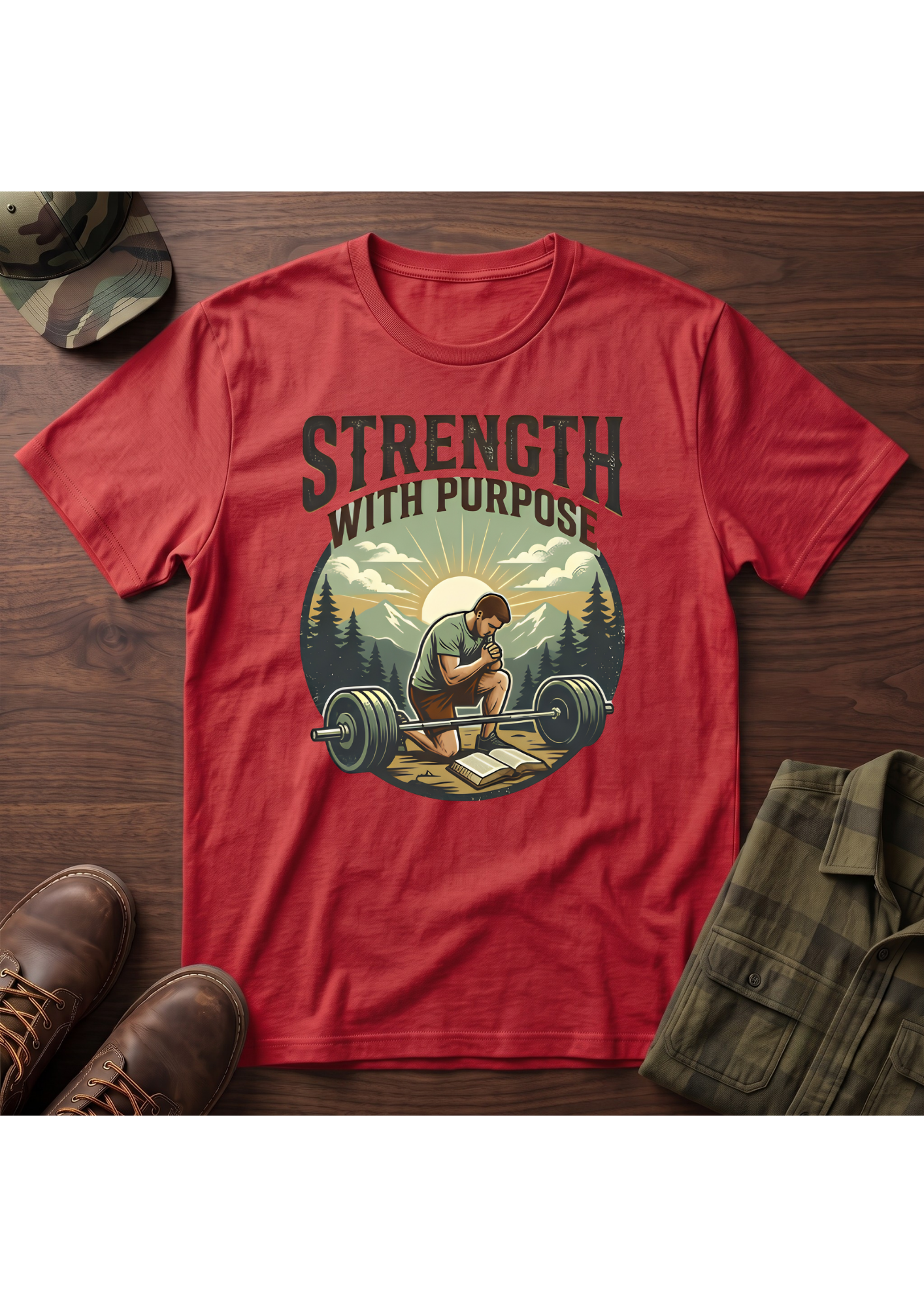 Strength with Purpose Prayer T-Shirt
