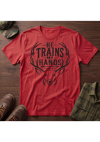 PSALM 18:34 BUCK T-SHIRT