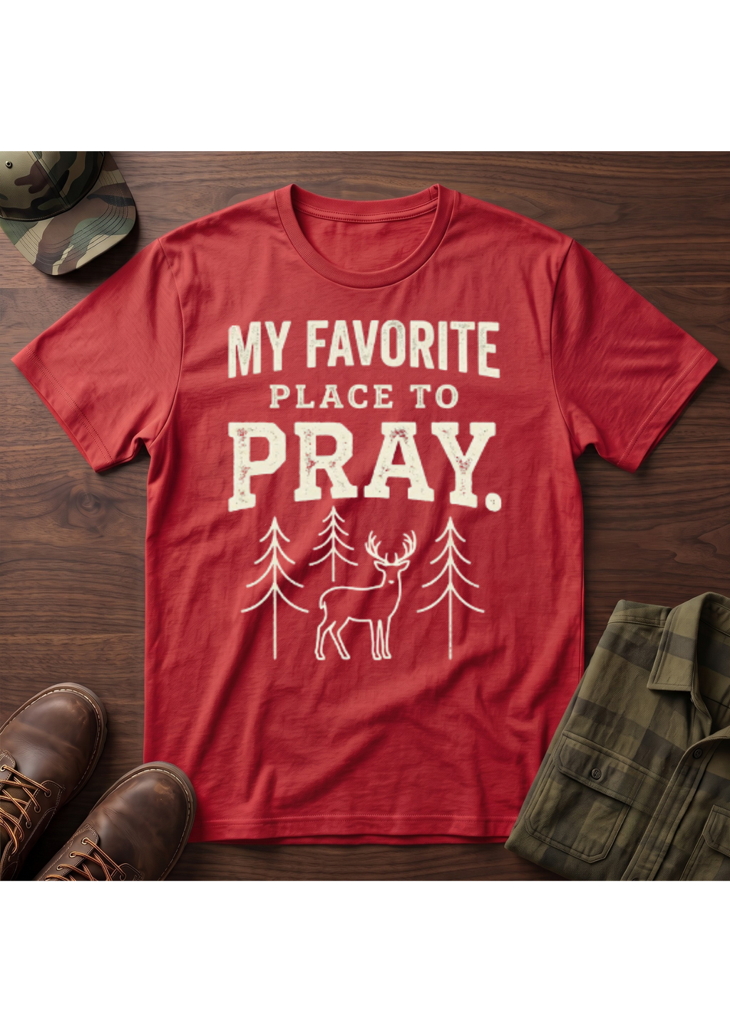 My Favorite Place to Pray T-Shirt