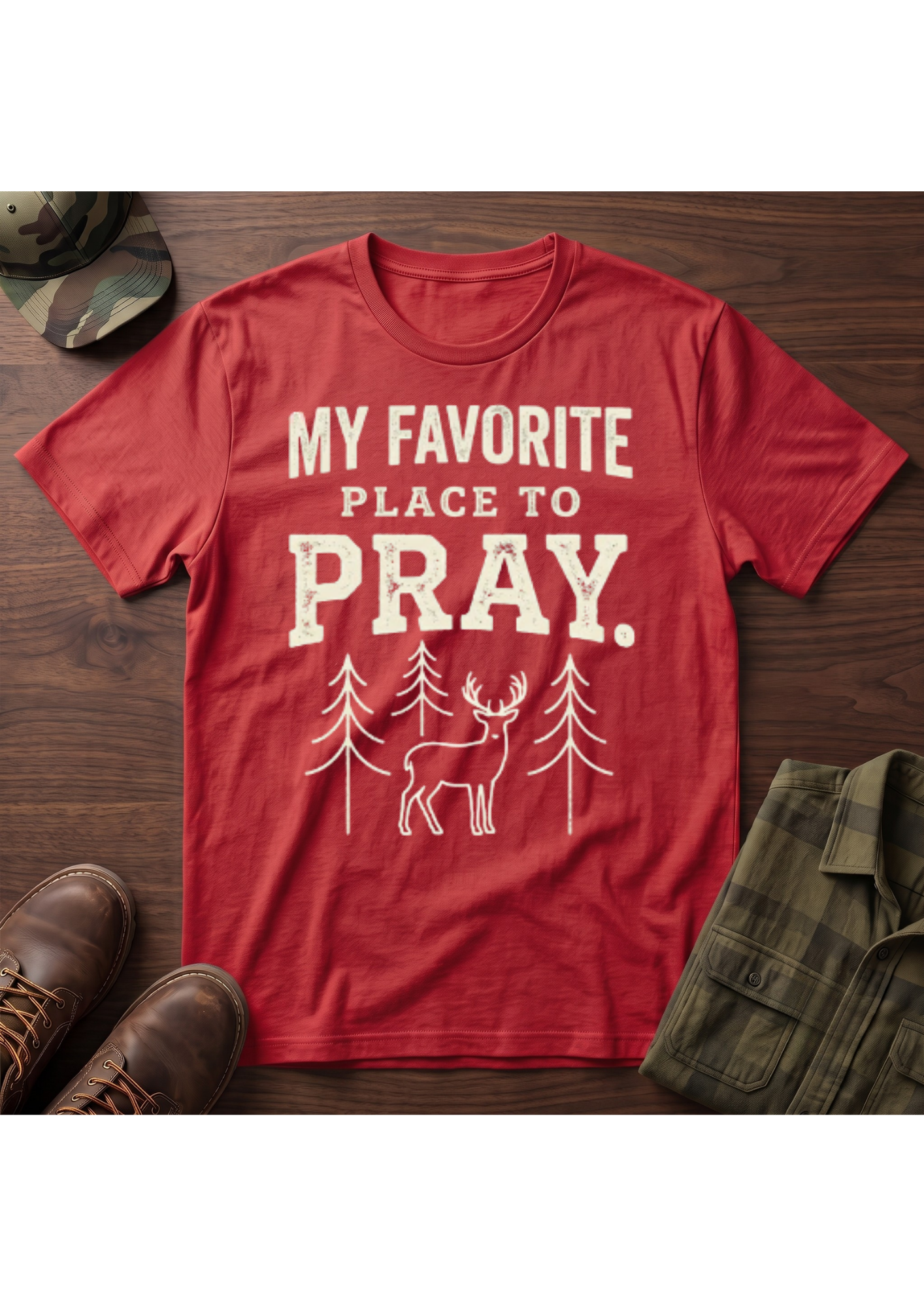 My Favorite Place to Pray T-Shirt