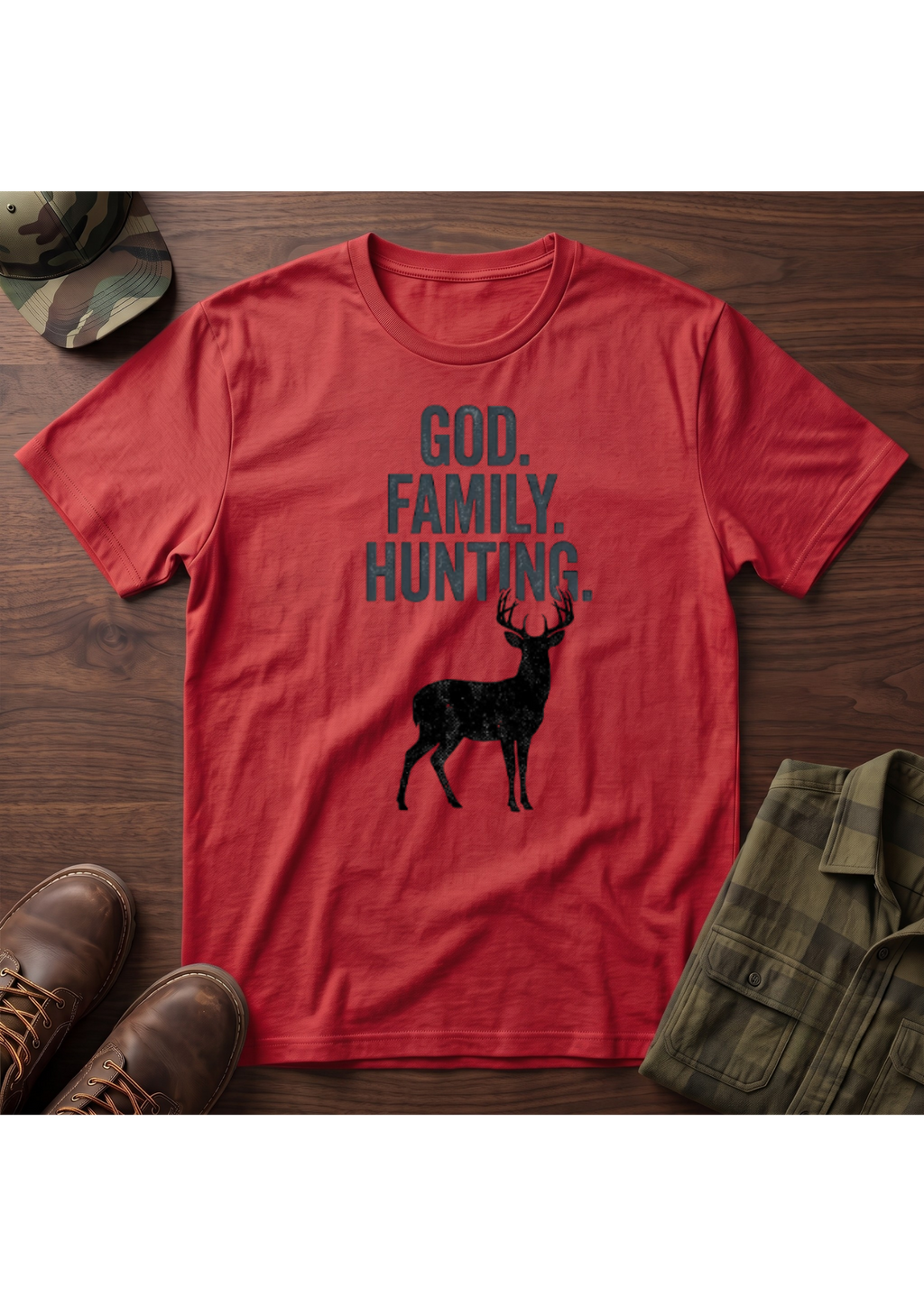 God, Family, Hunting T-Shirt