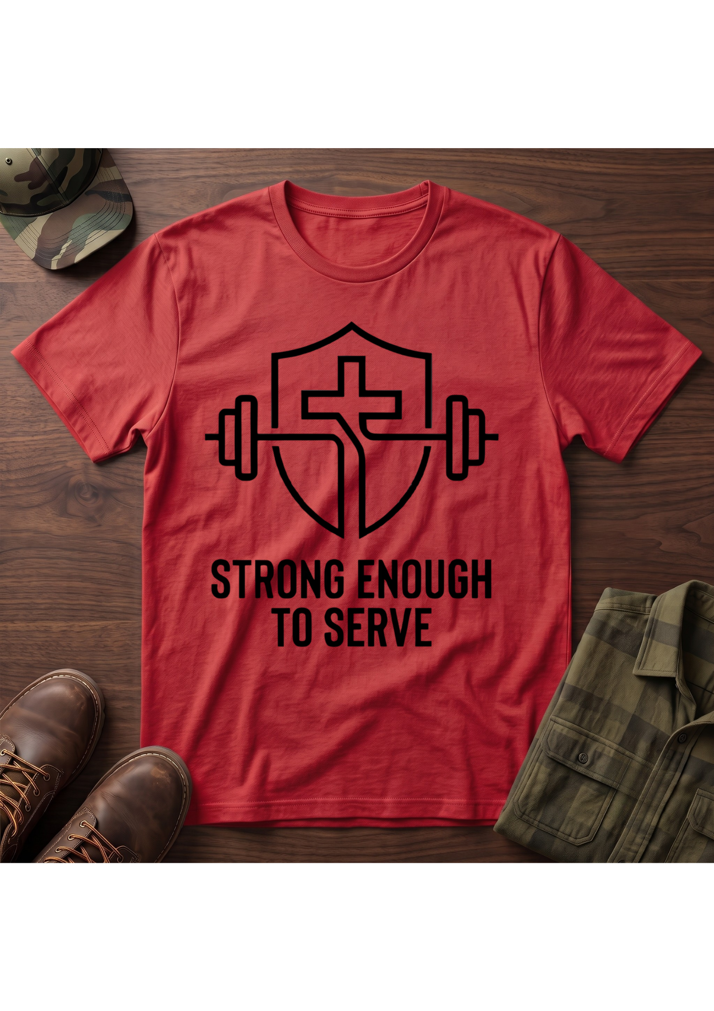 Strong Enough to Serve Minimal T-Shirt