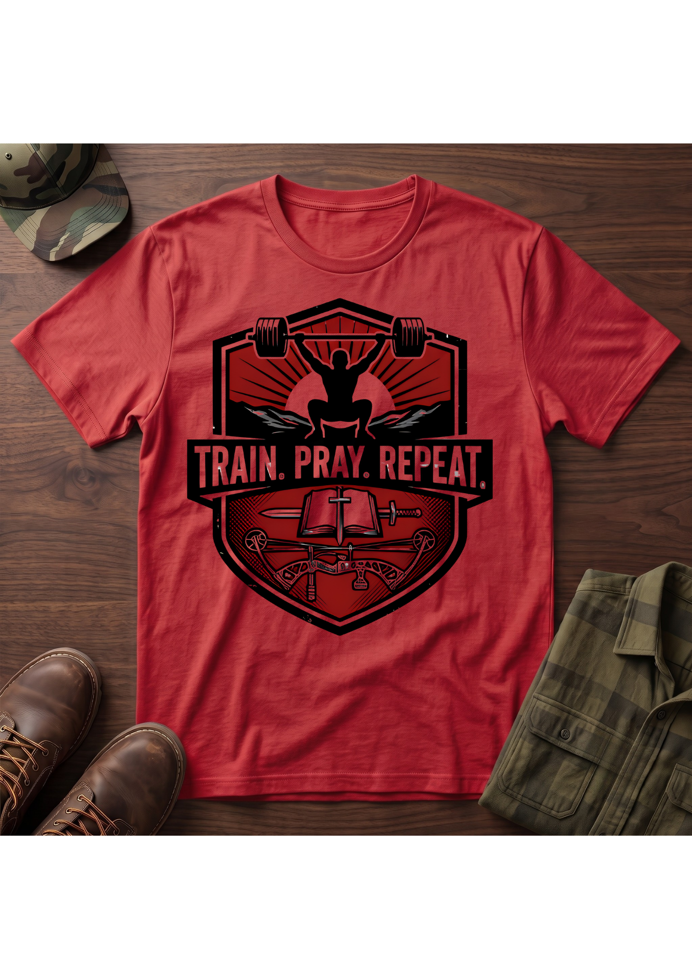 Train Pray Repeat T-Shirt