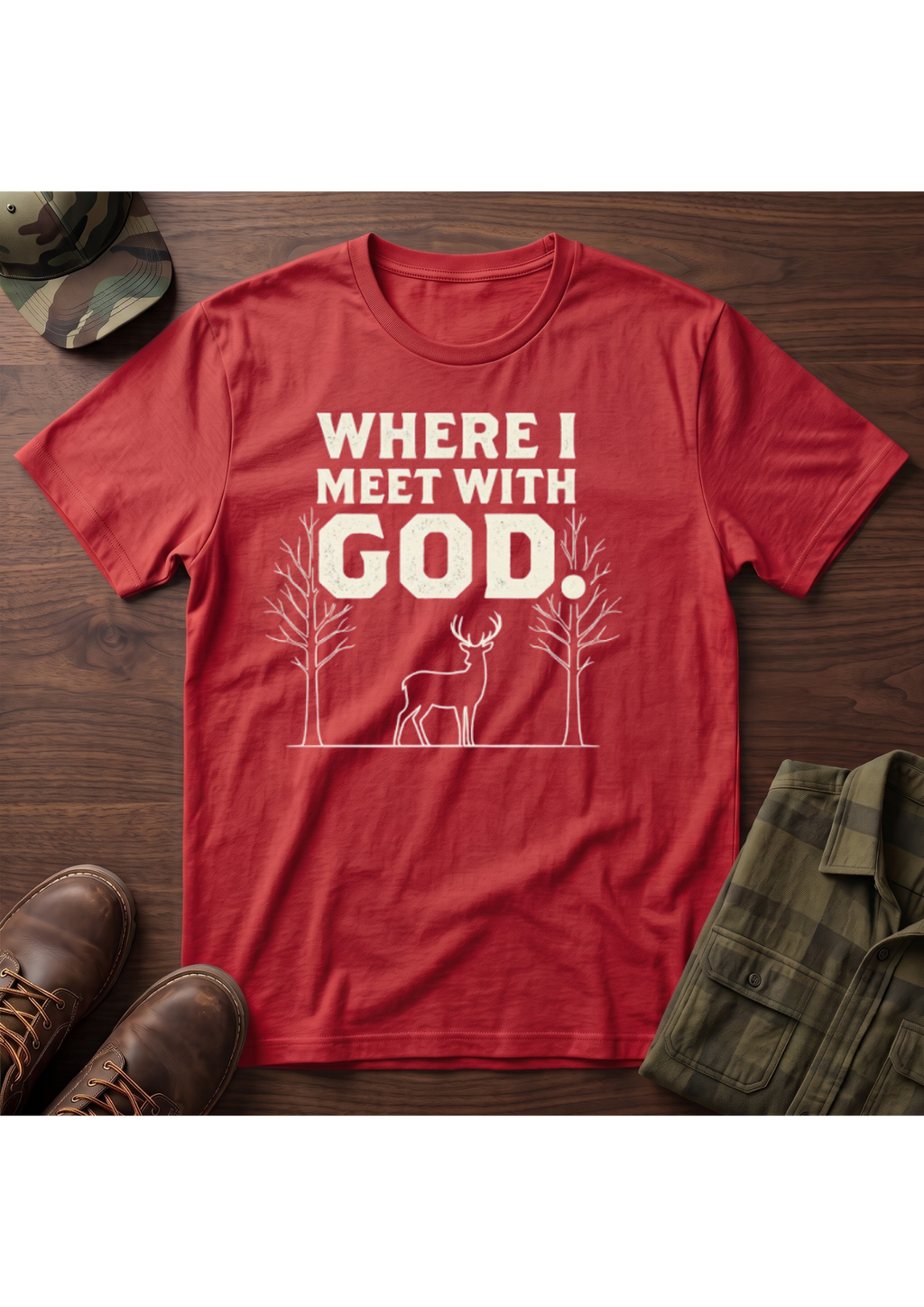 Where I meet with God T-Shirt