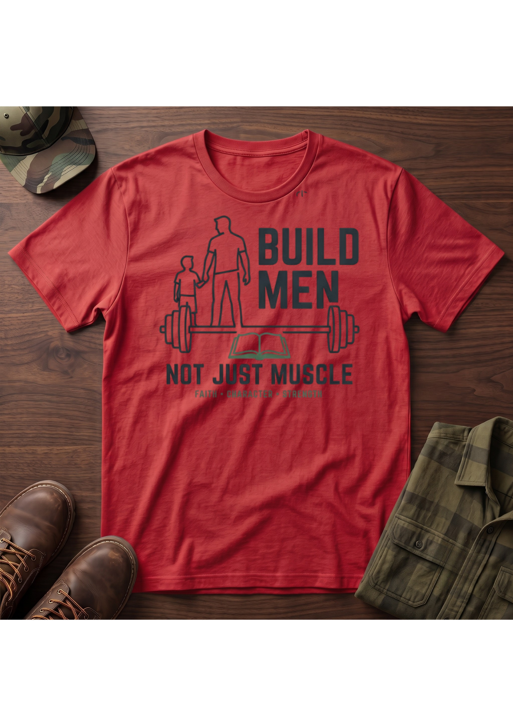 Build Men Fatherhood T-Shirt