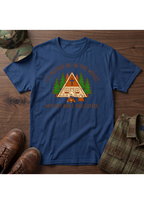 I'd Rather Be in the Woods with My Coffee and Bible Graphic T-SHIRT