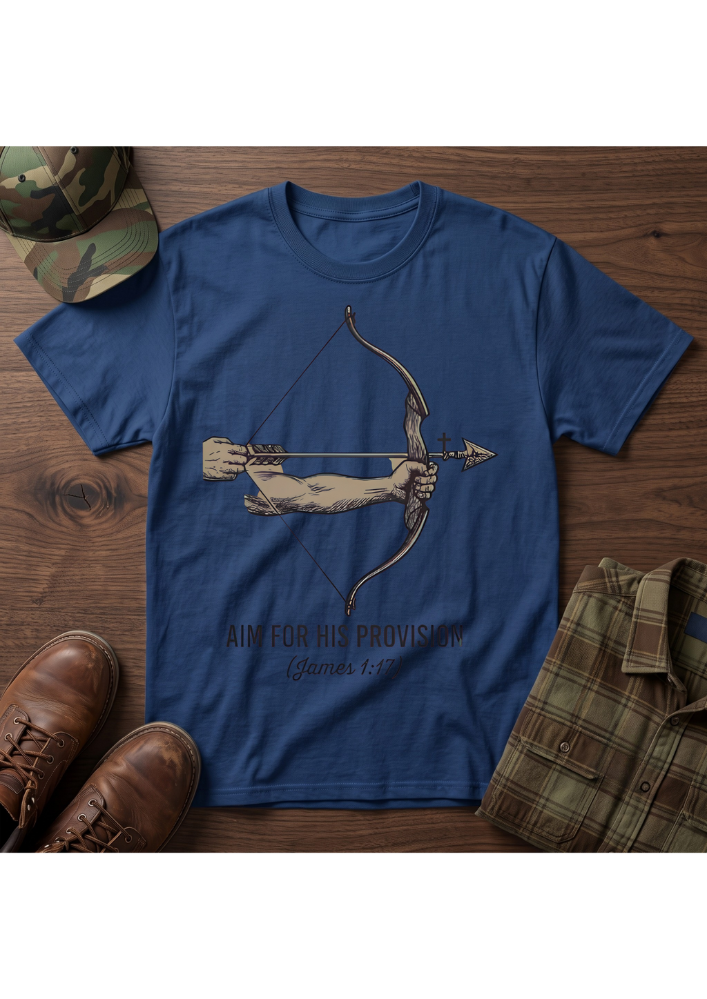 Aim for His Provision, Bow and Arrow T-Shirt