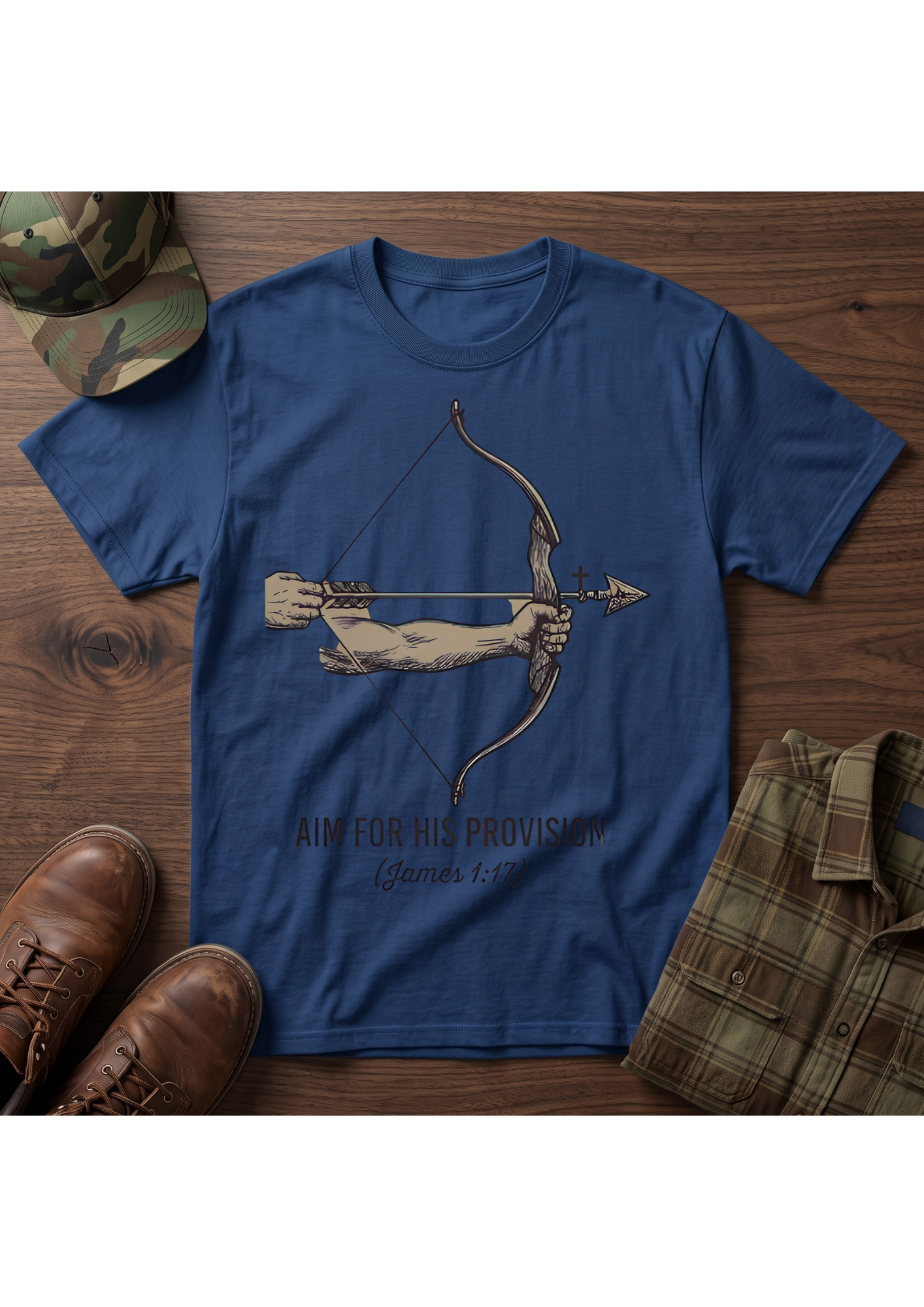 Aim for His Provision, Bow and Arrow T-Shirt