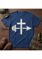 Cross, Barbell and Arrow T-Shirt