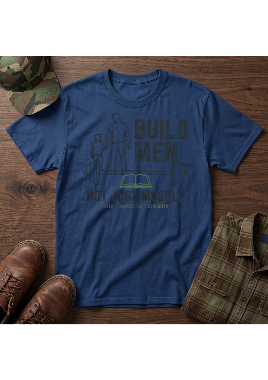 Build Men Fatherhood T-Shirt