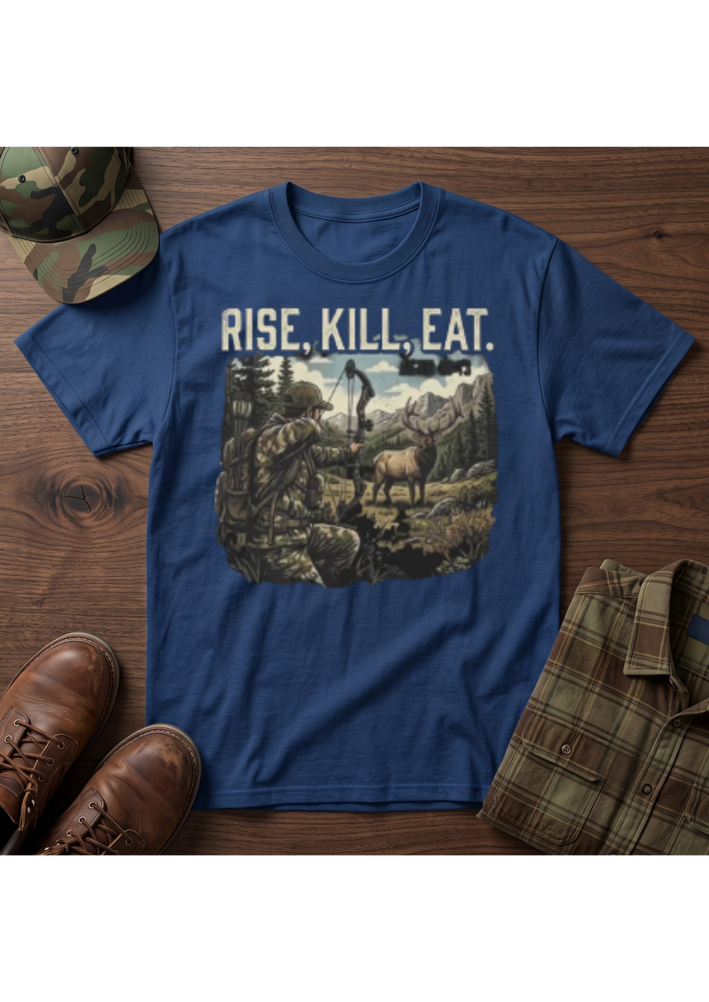 Elk Hunter Acts 10:13 T-Shirt