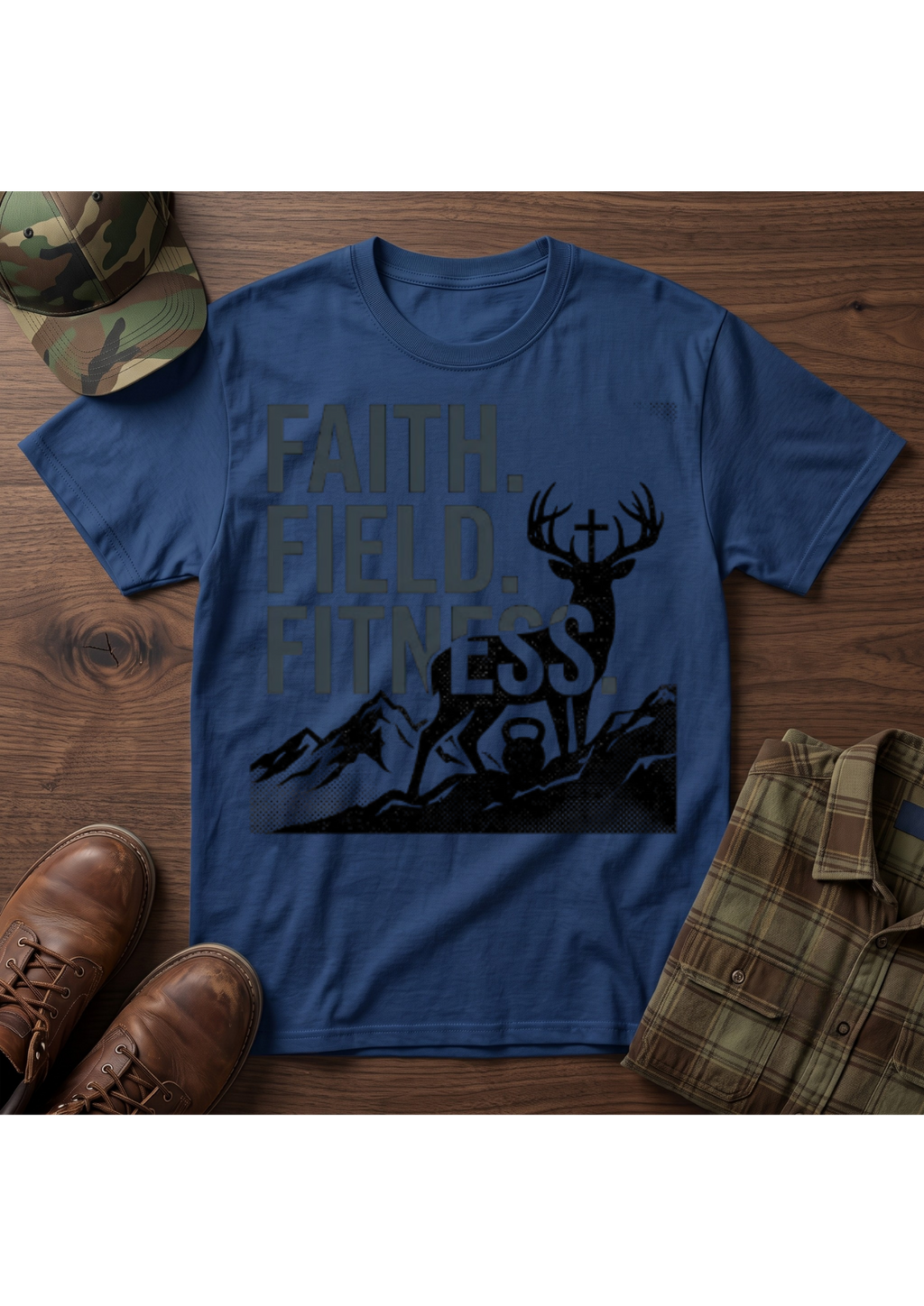 Faith, Field, Fitness T-Shirt