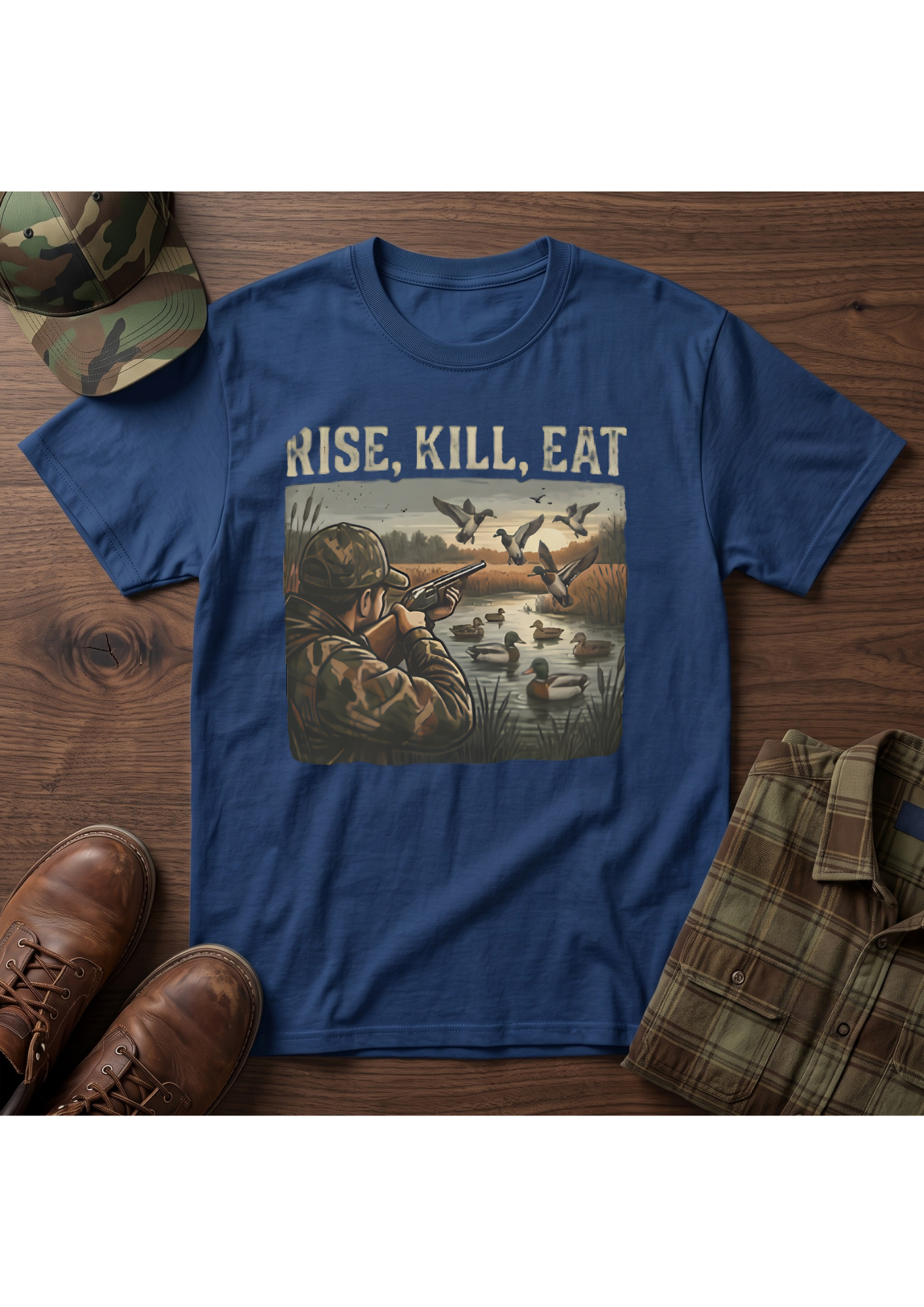 Waterfowl Hunter Acts 10:13 T-Shirt