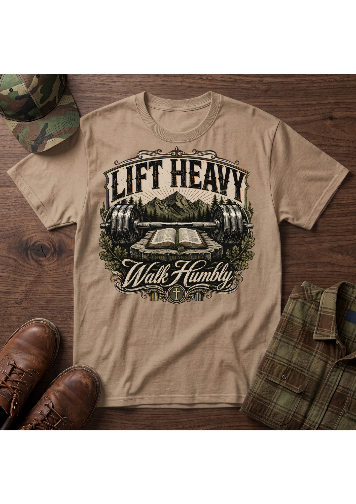 Lift Heavy Walk Humbly T-Shirt