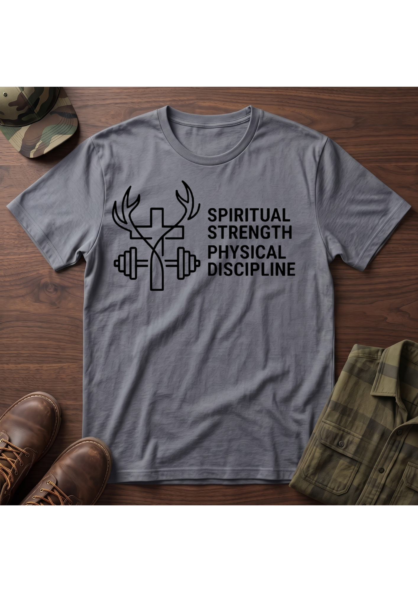 Spiritual Strength Physical Discipline T-Shirt
