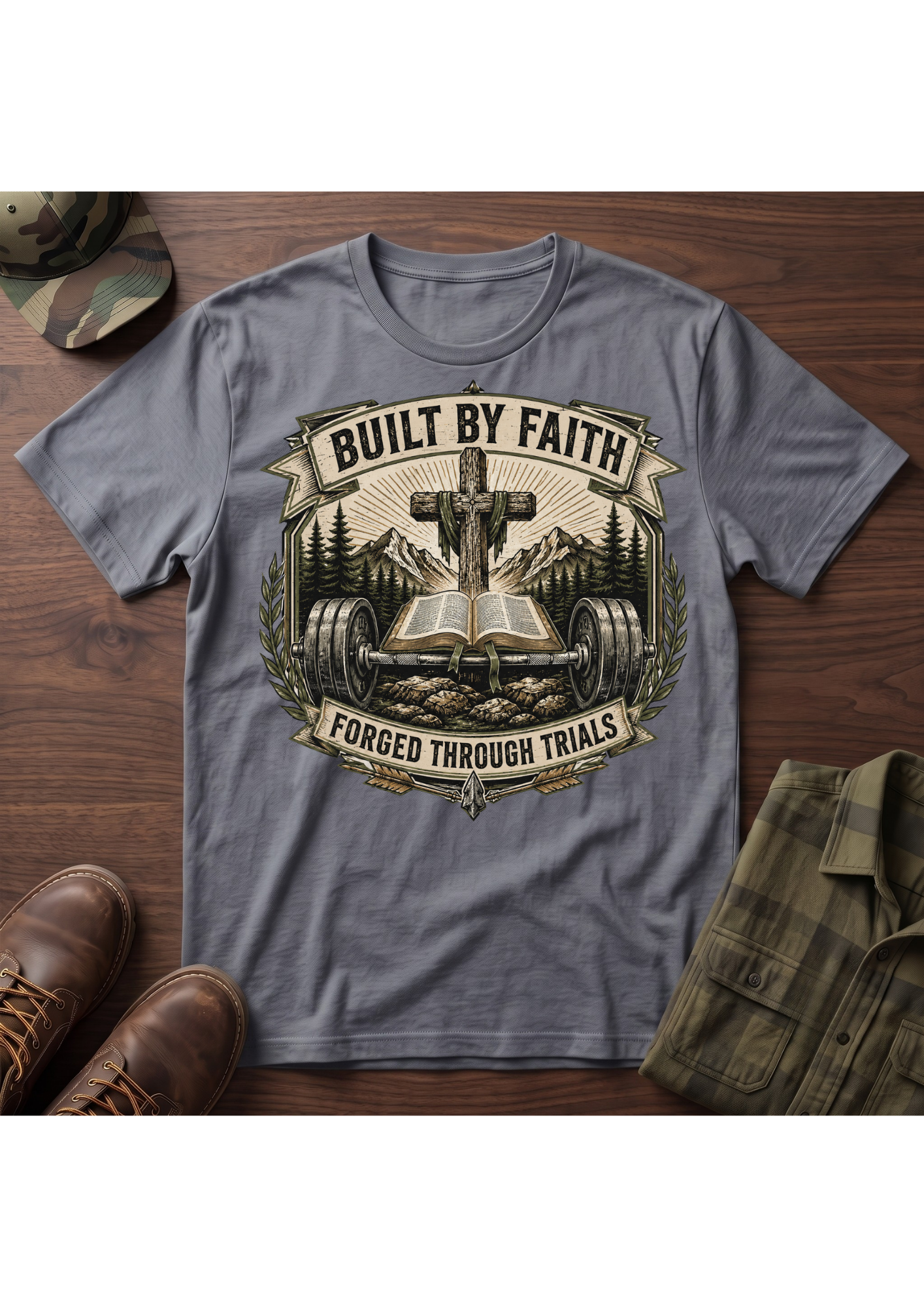 Built By Faith T-Shirt