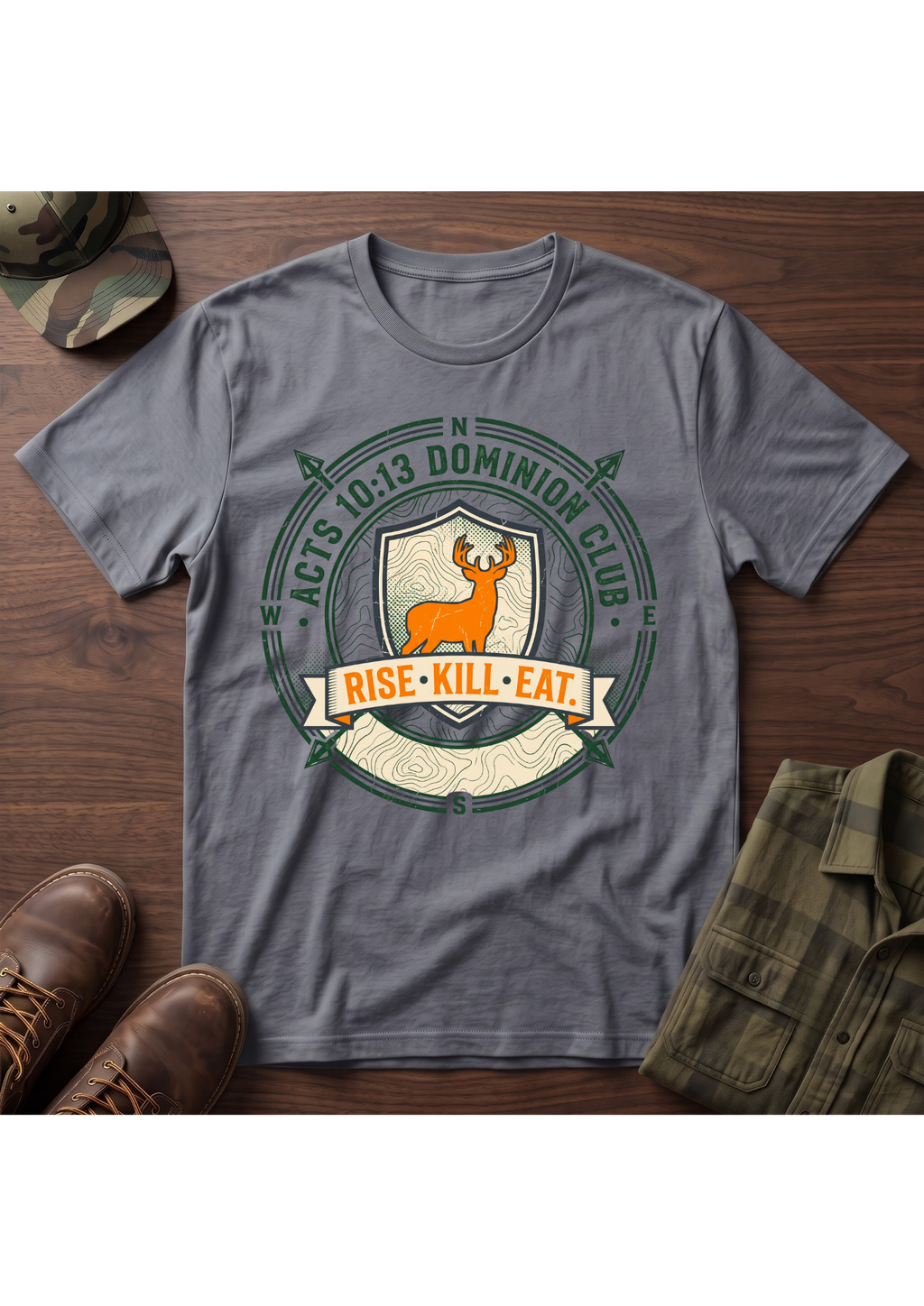 Rise, Kill, Eat Buck Silhouette T-Shirt