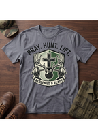 Pray. Hunt. Lift. T-Shirt