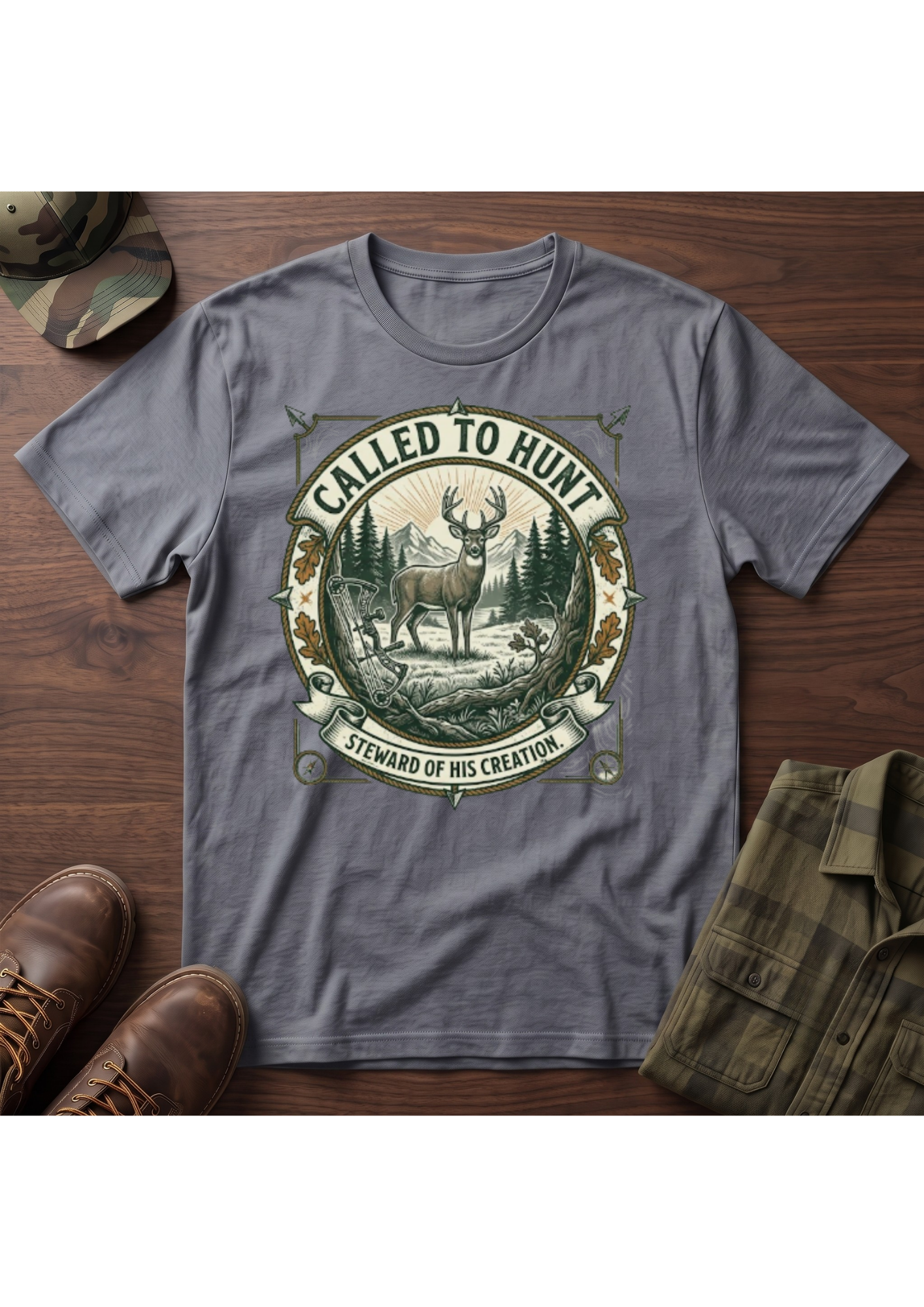 Called to Hunt Portrait T-Shirt