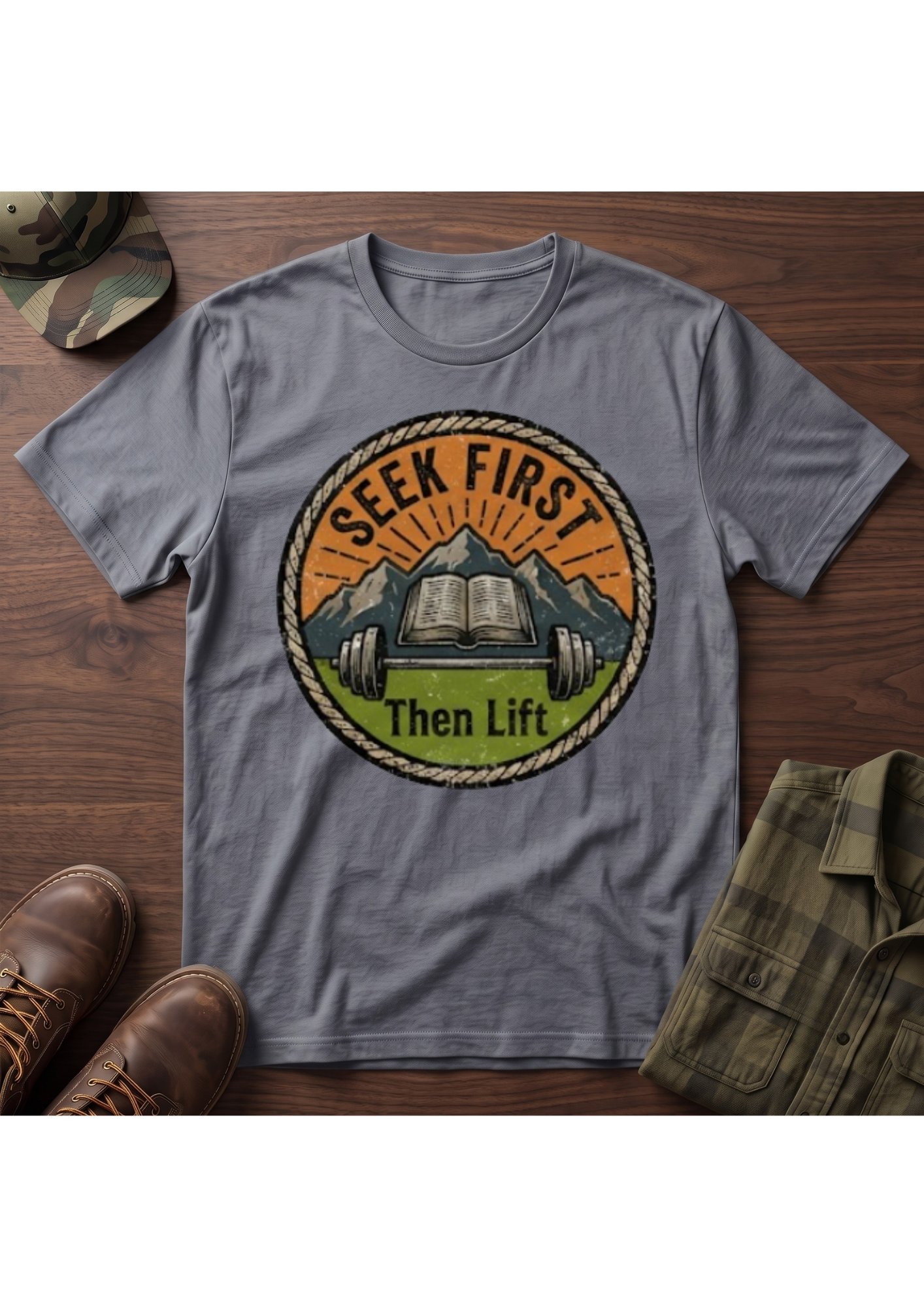 Seek First, Then Lift T-Shirt