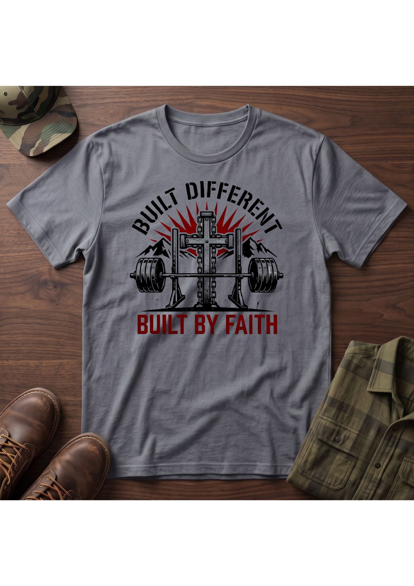 Built Different by Faith T-Shirt