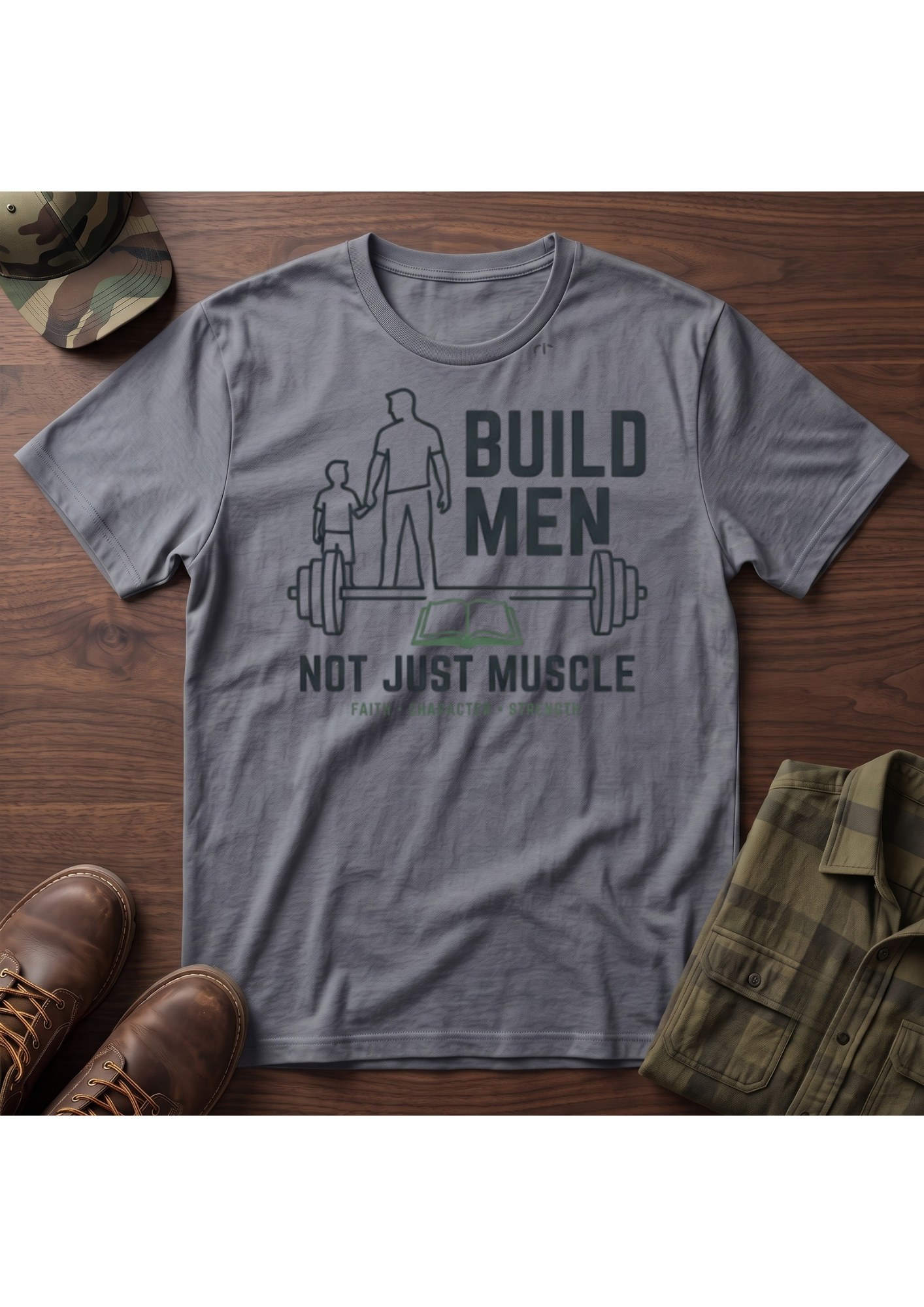 Build Men Fatherhood T-Shirt