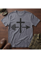 Cross, Barbell and Arrow T-Shirt